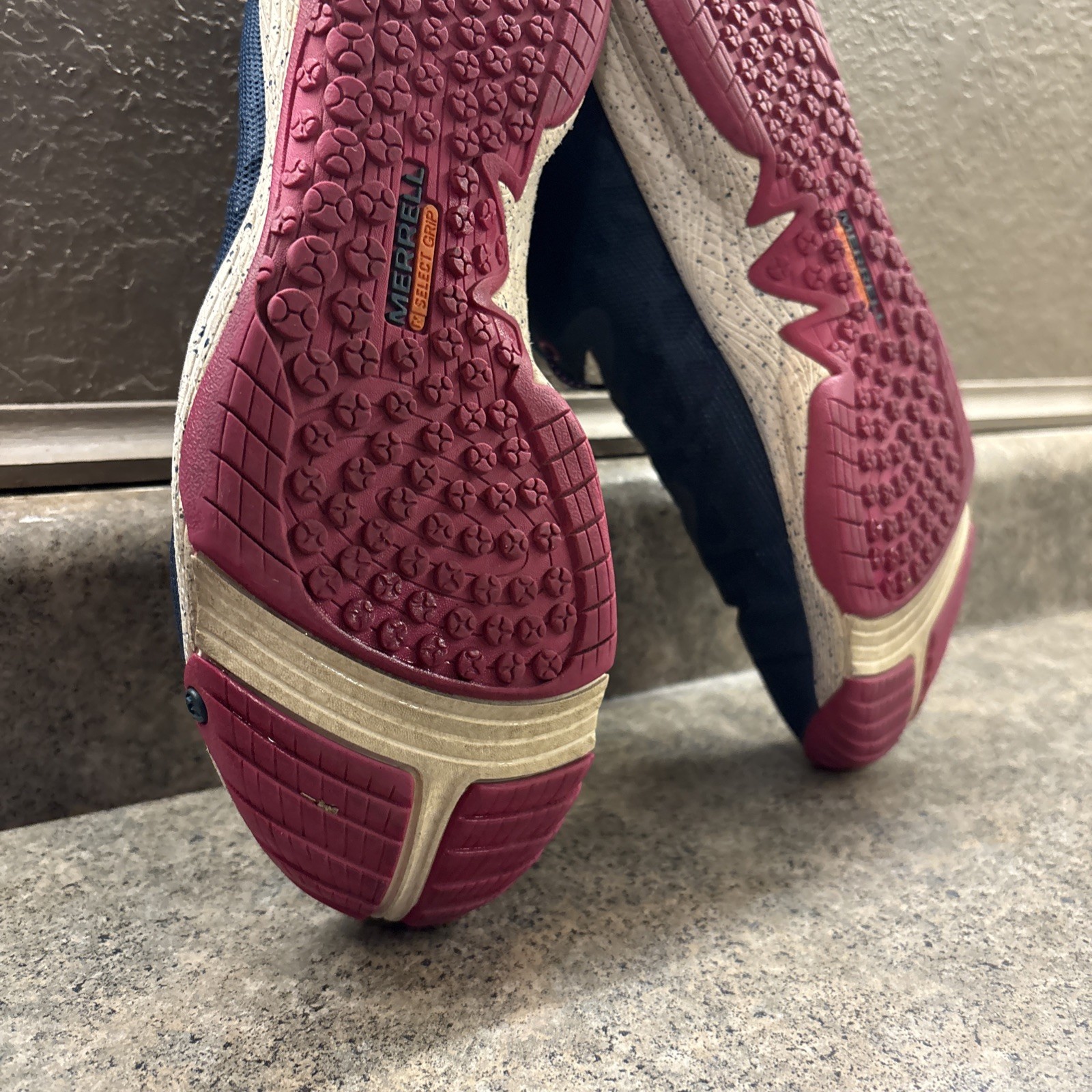 Merrell Select Grip Blue Wing Running Shoes Blue Pink Unifly Women 8.5 – J69938