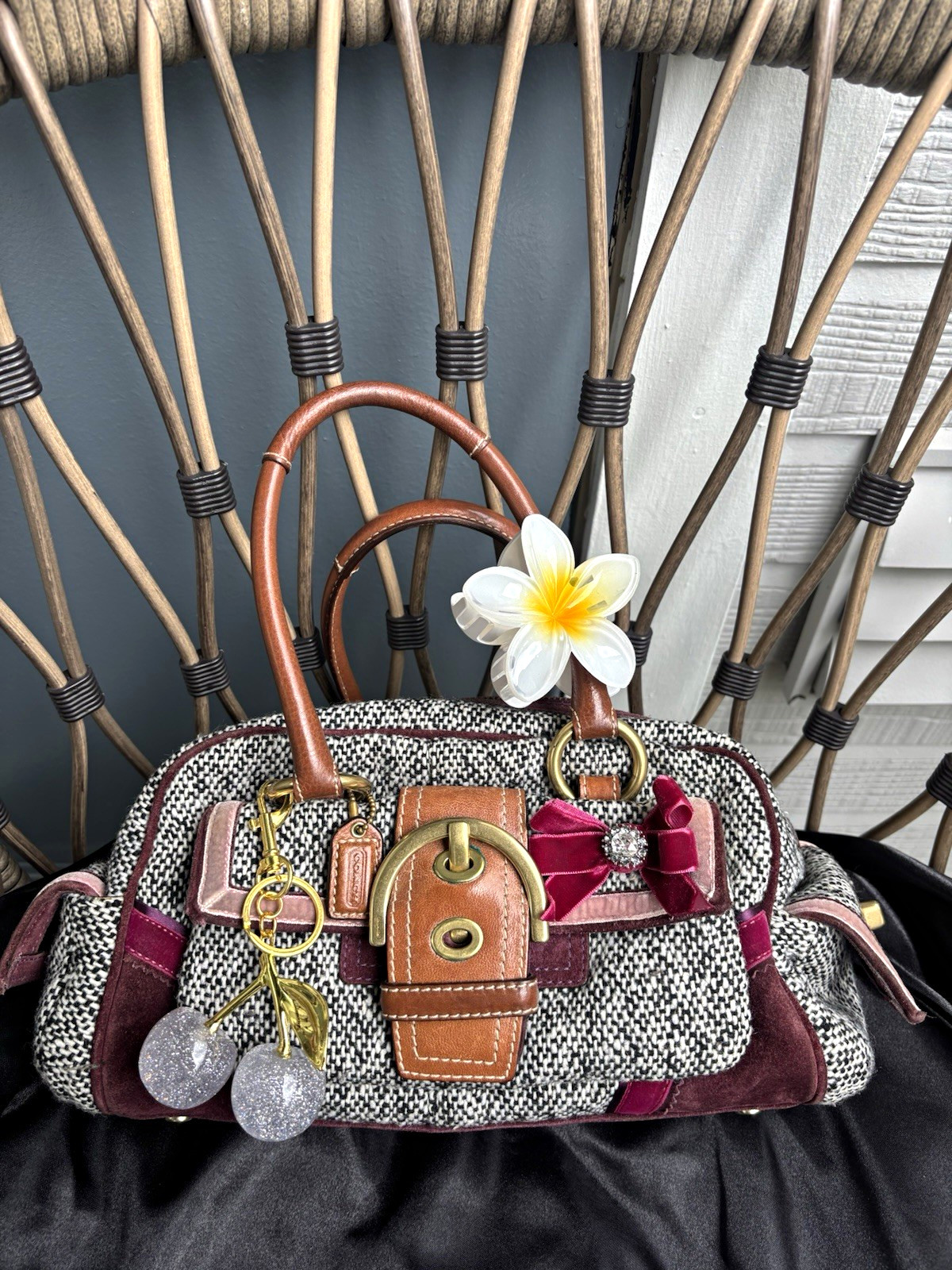 2005 Vintage Coach SoHo Tweed