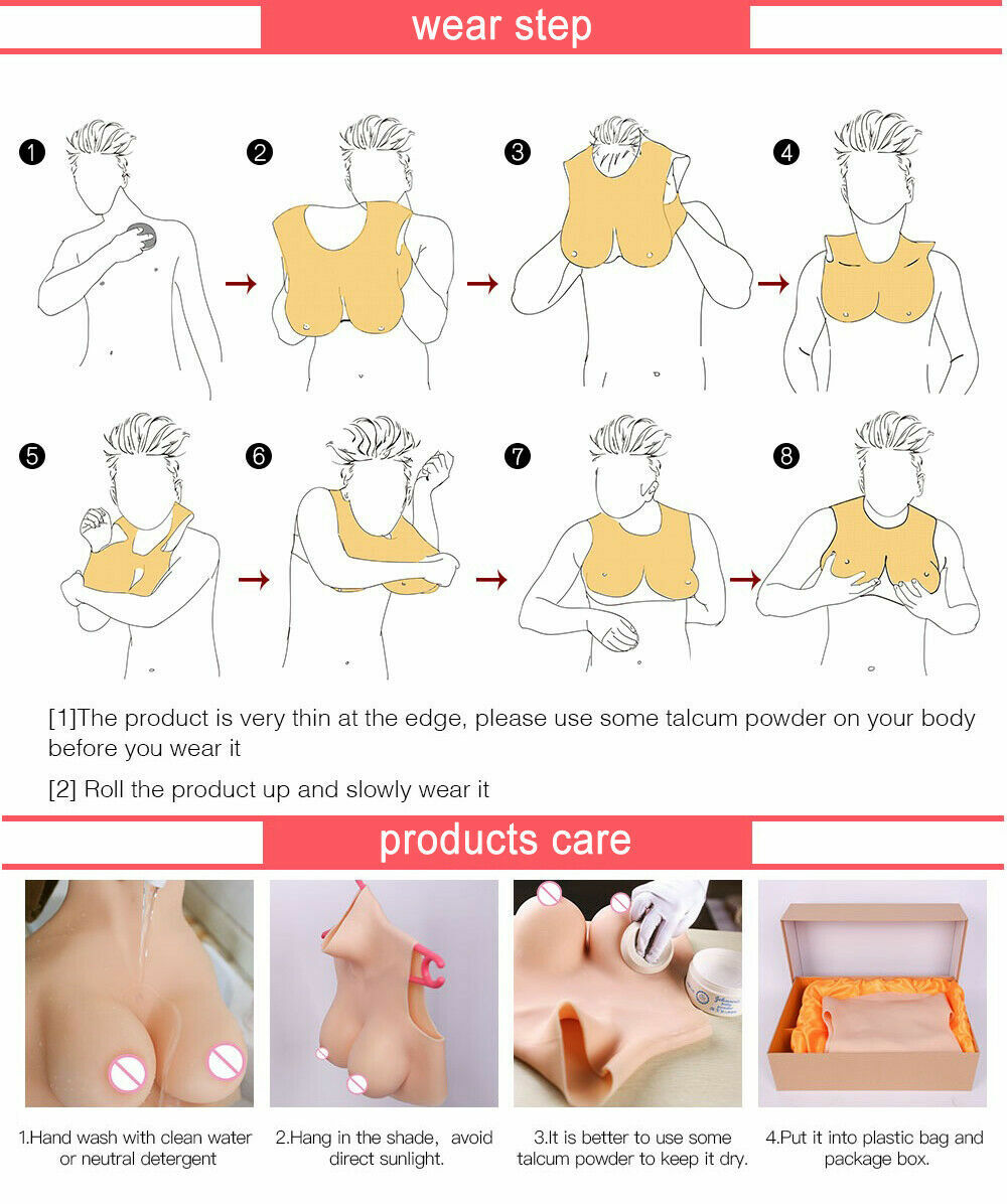 Z Cup Huge Boobs Silicone Breast Forms Breast plate For Crossdresser Drag Queen