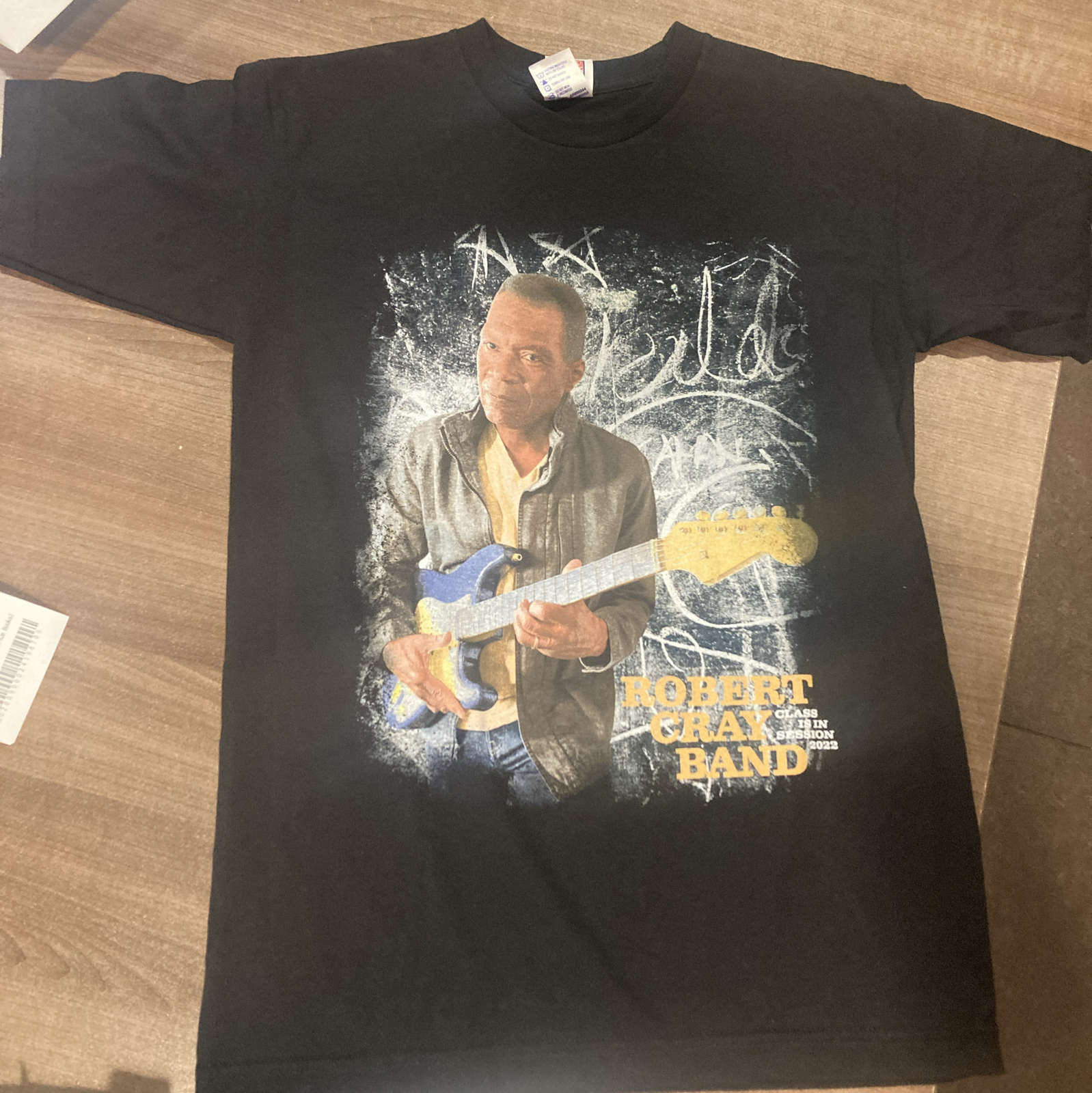 Robert Cray Band Mens Size SMALL 2022 Tour T-Shirt 2-Sided Class Is In Session