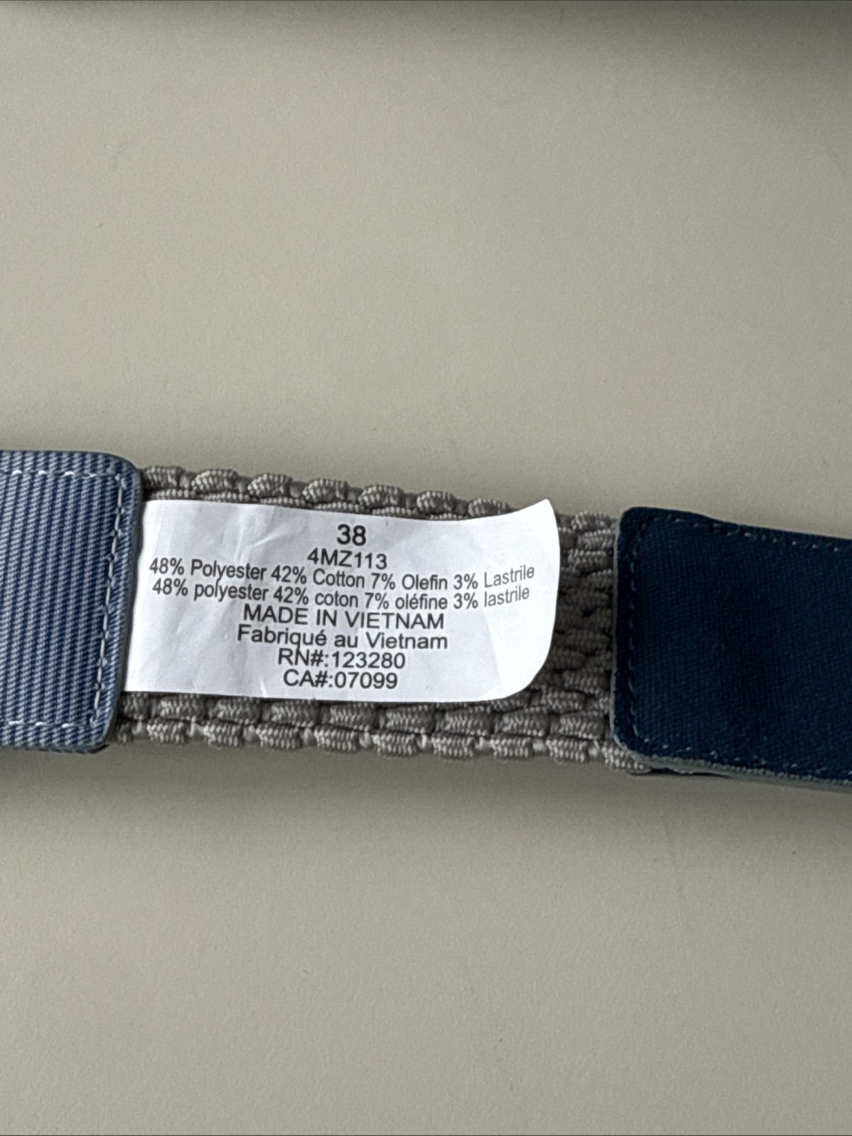 Cuater By Travis Matthew Golf Belt Size 38 Blue