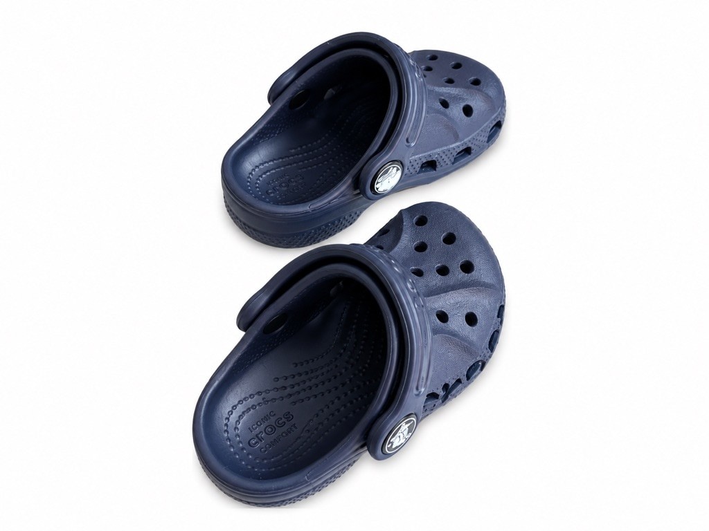 Crocs Baby & Toddler Baya Clogs – Navy Blue | Size 4