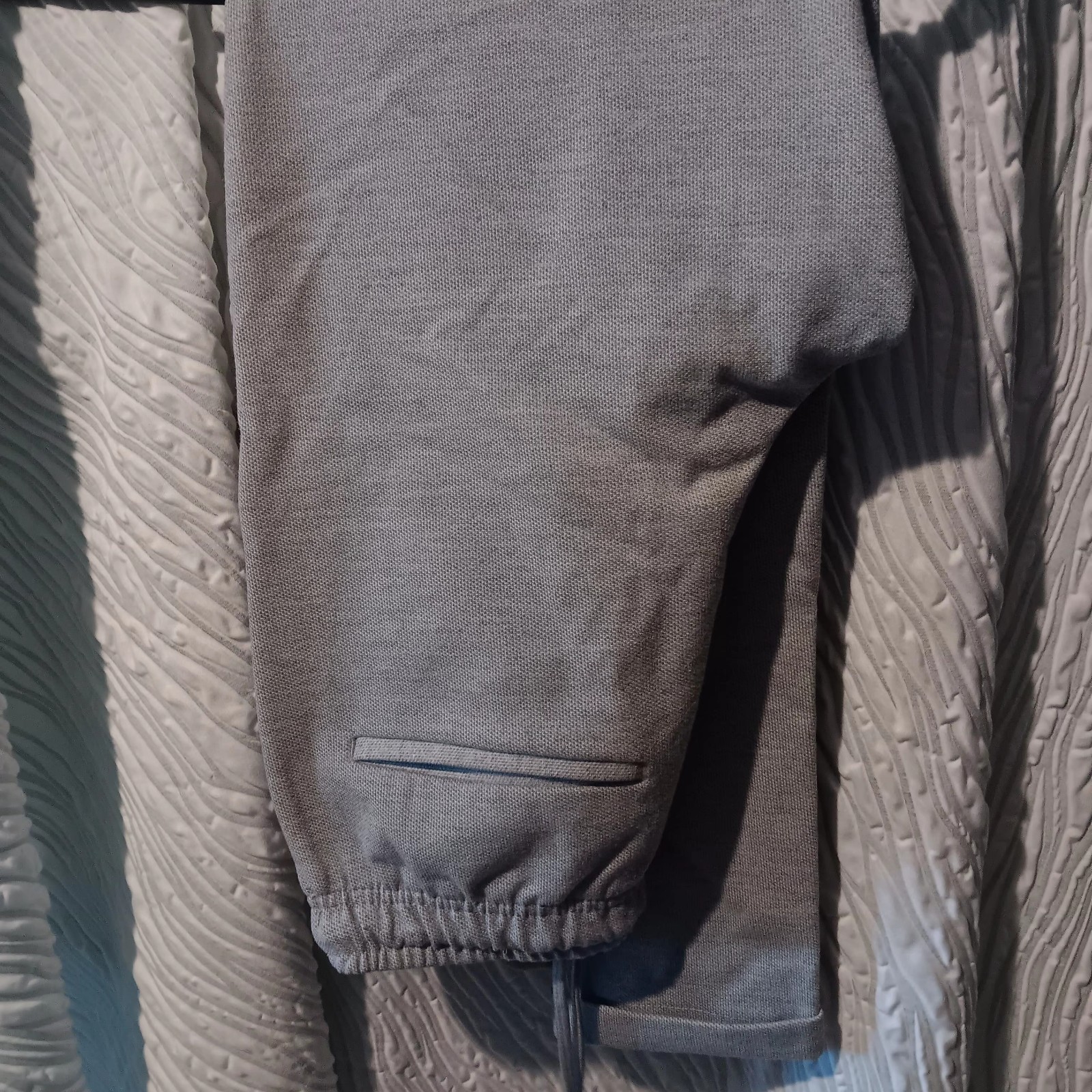 ZARA Men’s Jogger Pants Gray USA Small Drawstring Elastic Waist Pockets