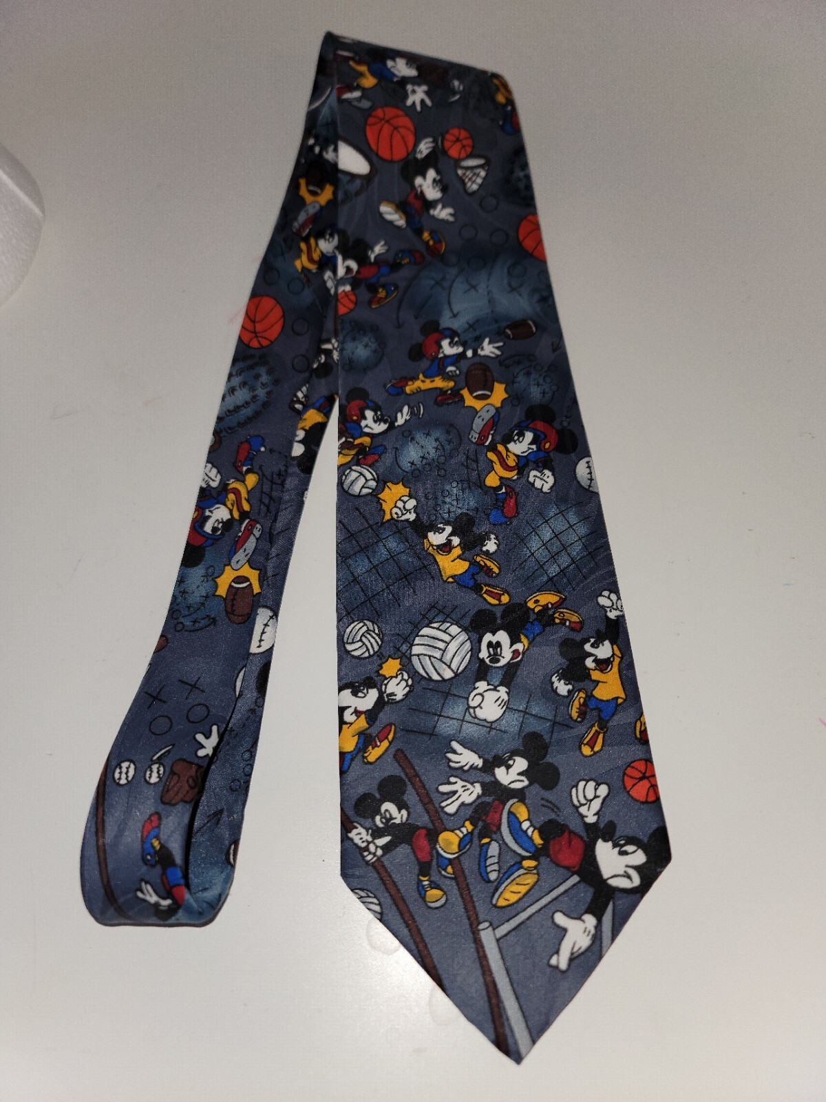 Mickey Mouse Sports Tie Disney Track Volleyball Football Basketball Baseball