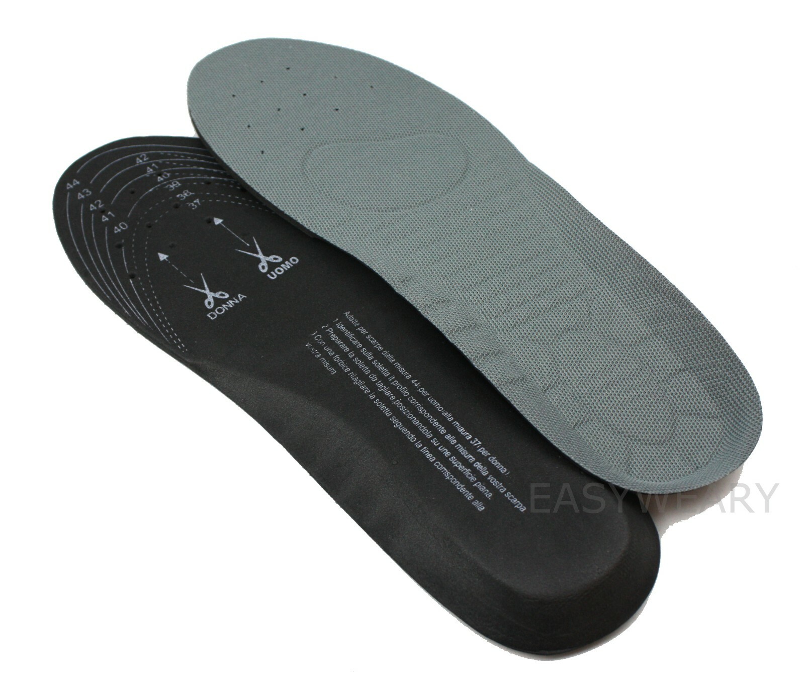 Lot 4 Pairs Shoe Insoles Unisex Insert Comfort Pads Foot Cushion Set Breathable