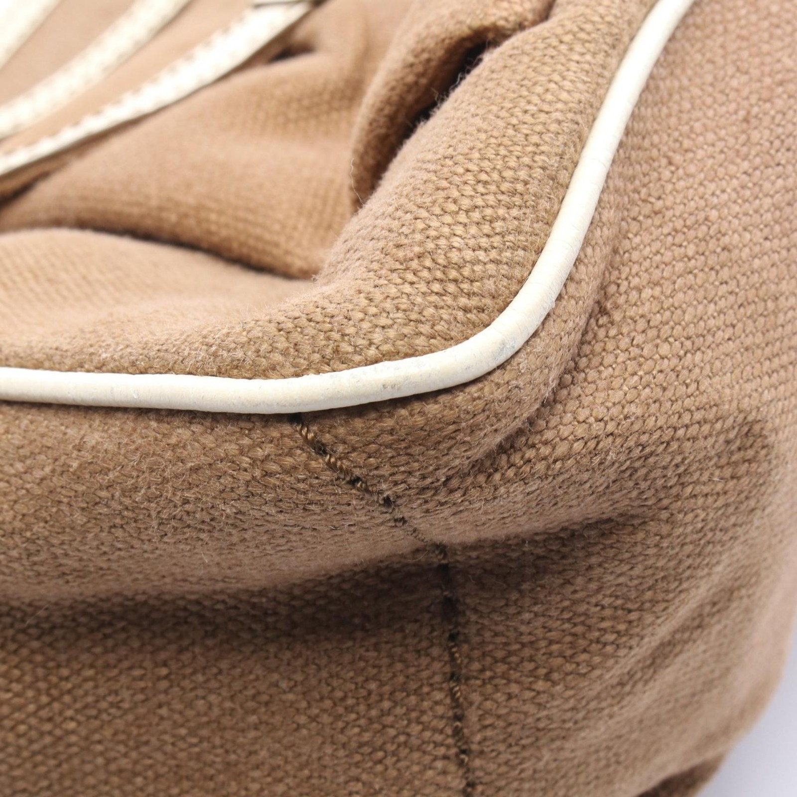 CELINE Boogie Bag Canvas Leather Handbag Top Handle Tote Bag with charm Women 99