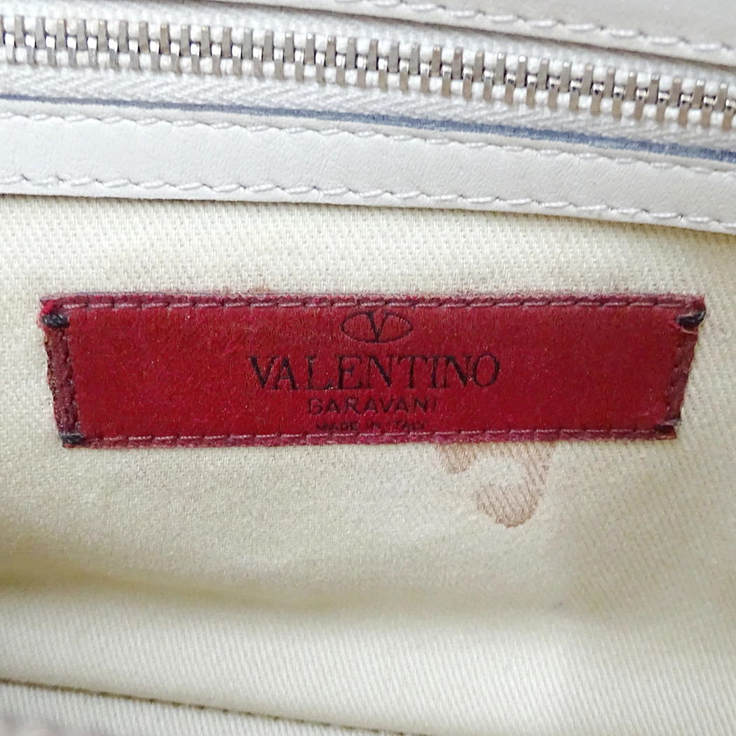 Valentino Garavani 2way Rockstud Leather Bag Camel Brown Shoulder Bag #BBB403