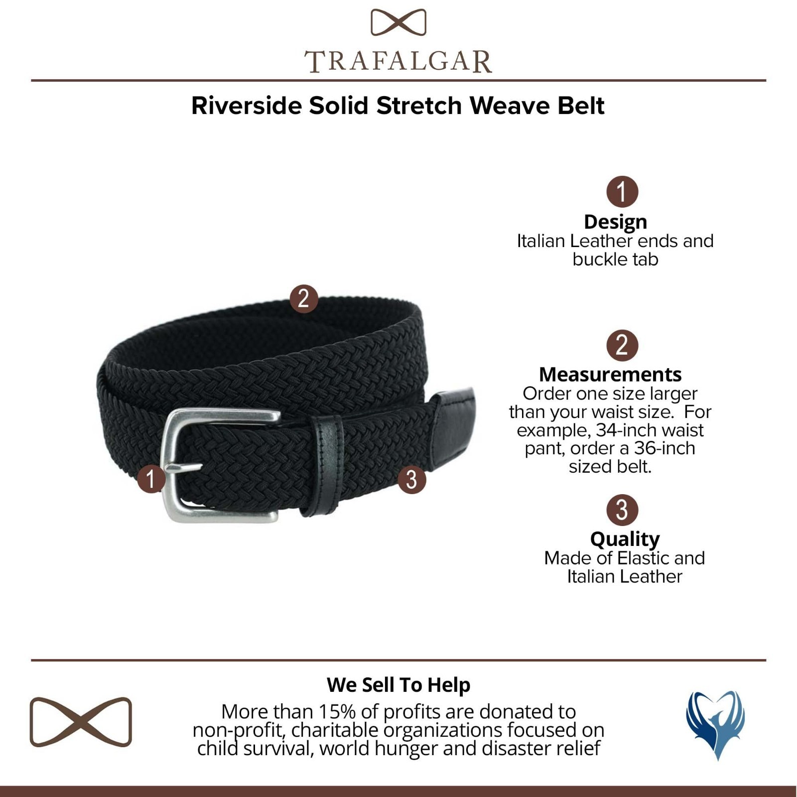 Solid Stretch Weave Belt for Men – Adjustable, Durable, Casual Fashion Accessory