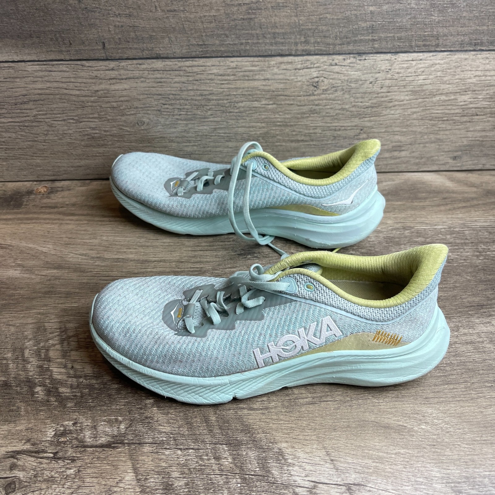 Hoka One One Solimar 1123075-SOCG Women 10B Running Shoes Green Athletic Sneaker