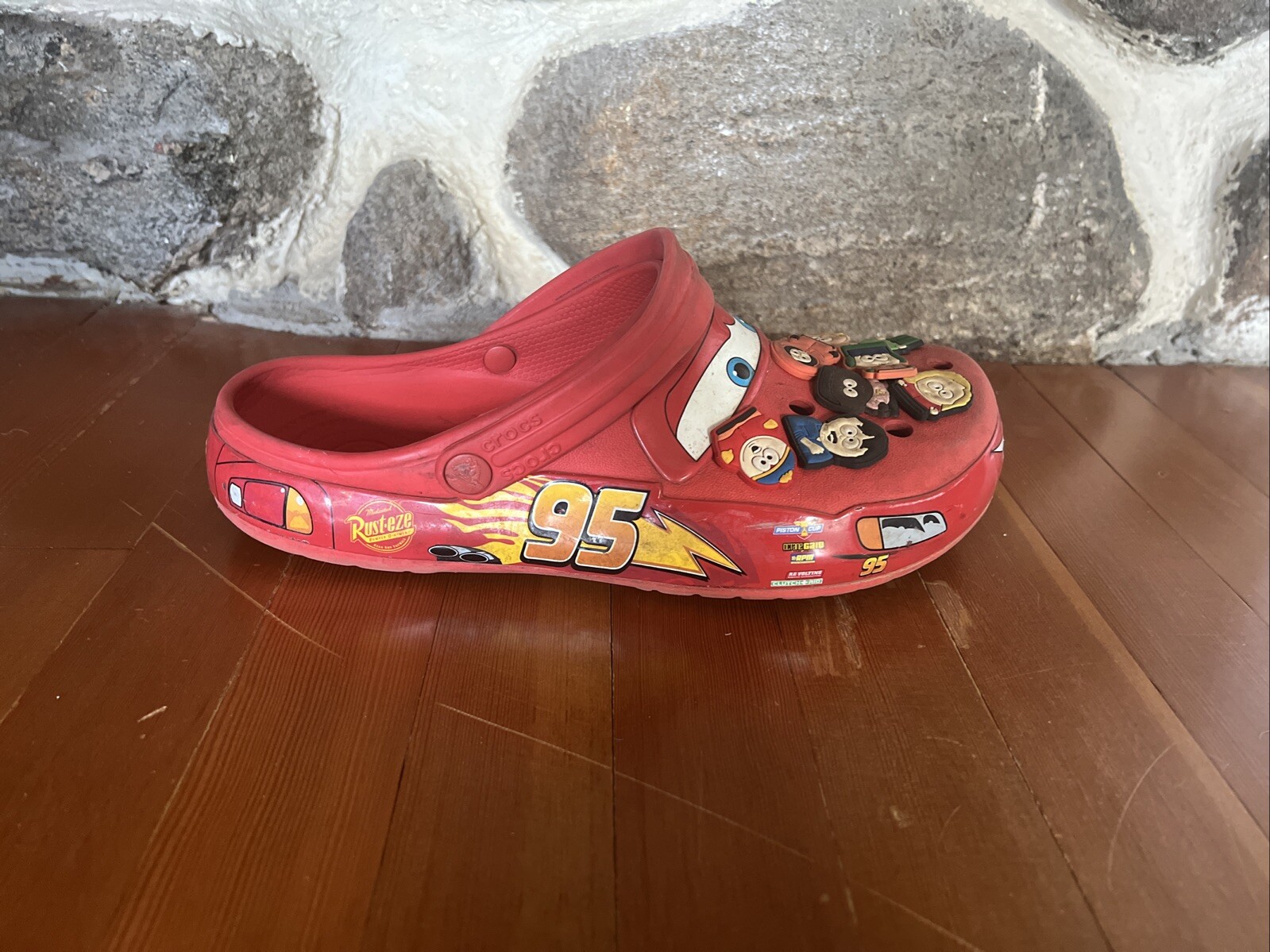 Lightning McQueen Crocs/Clogs Size 9M W11 USED!