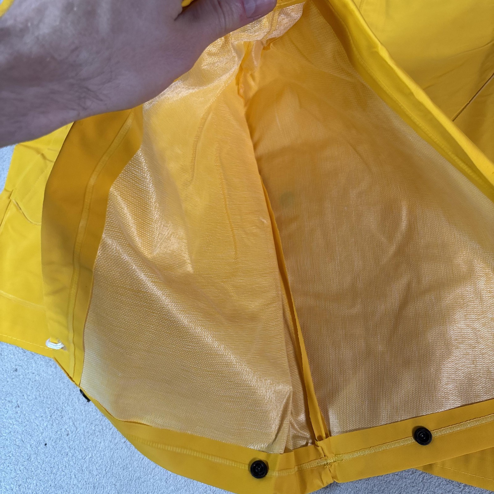 Neese Rain Jacket Mens Medium Yellow Security PVC Polyester 1600JH Coat New