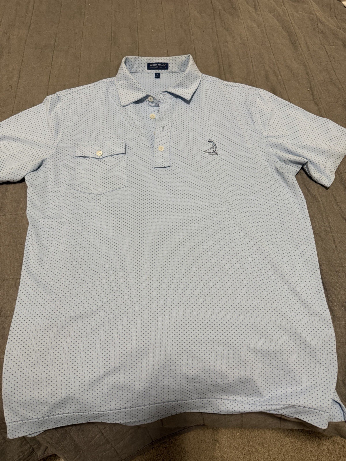 Peter Millar Crown Crafted Men’s Pinehurst Polo – Size medium