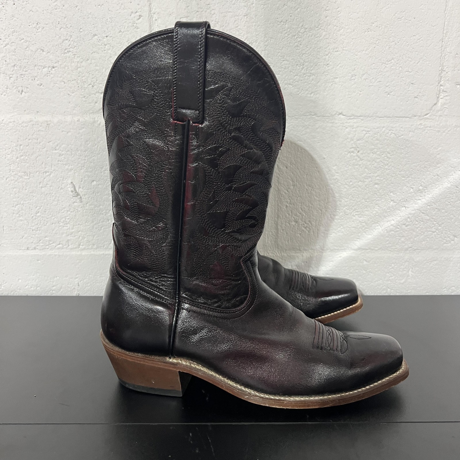 Moon Shine Spirit Brad Paisley Boots Mens Size 11 Brown Leather Western Cowboy