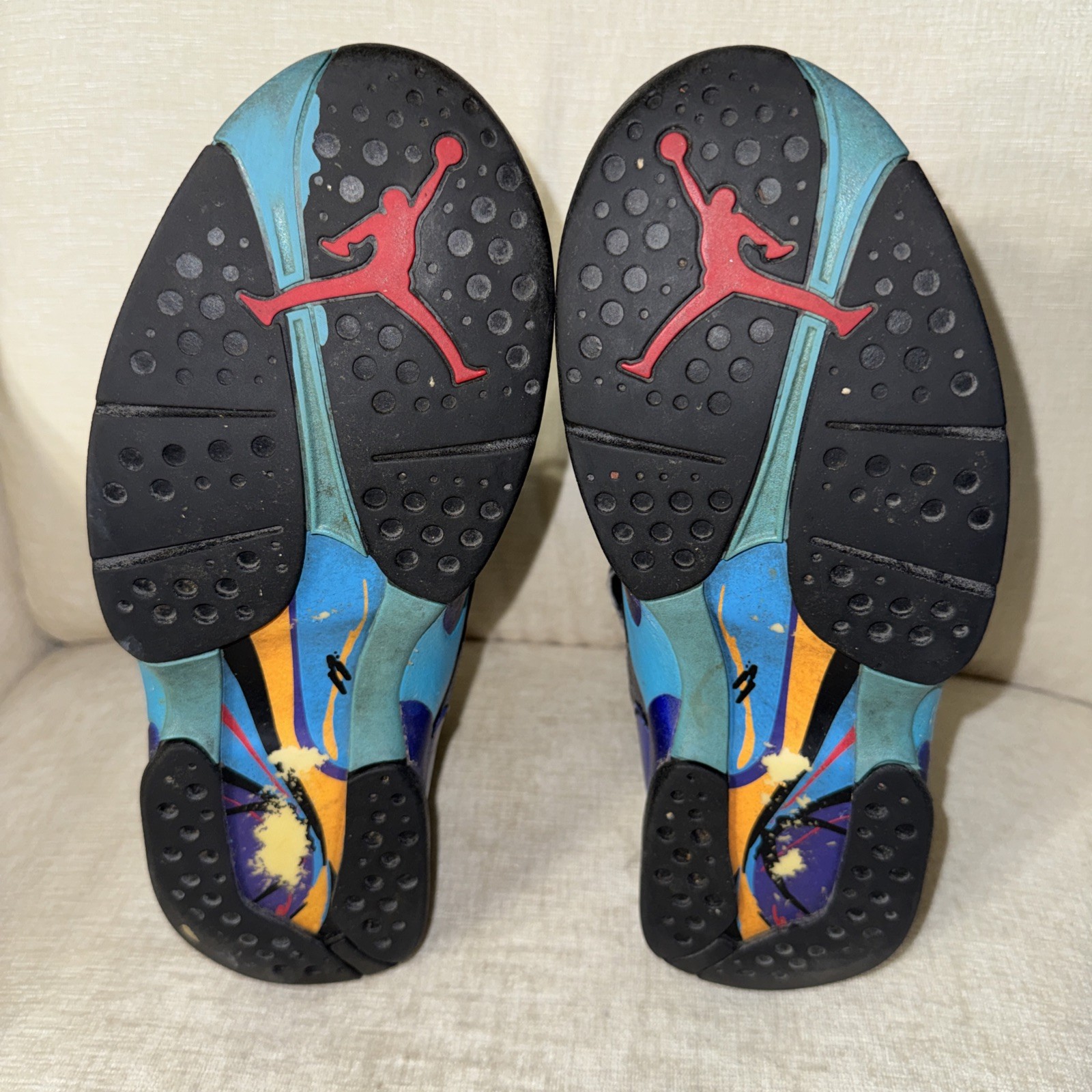 Size 9 – Jordan 8 Retro Aqua 2015 Sneakers Shoes Basketball