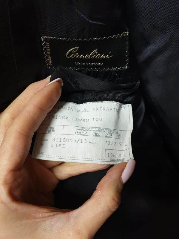 Men Corneliani Blazer Grey 42 / XL / 50