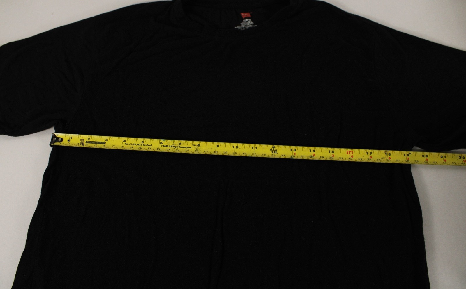 Hanes Black T-shirt Medium M Super Soft 95% Modal Viscose 5% Spandex Undershirt