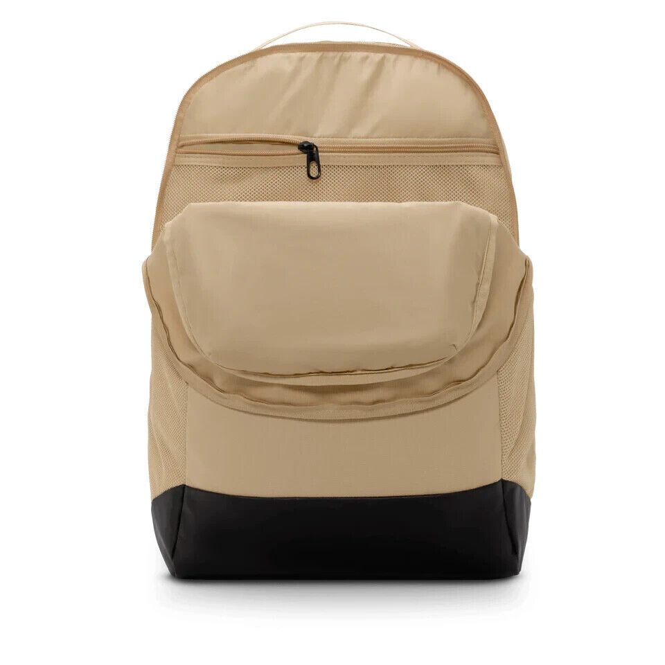 Nike Brasilia Khaki School Sport Book Bag Medium Backpack 24L DH7709 252 NWT