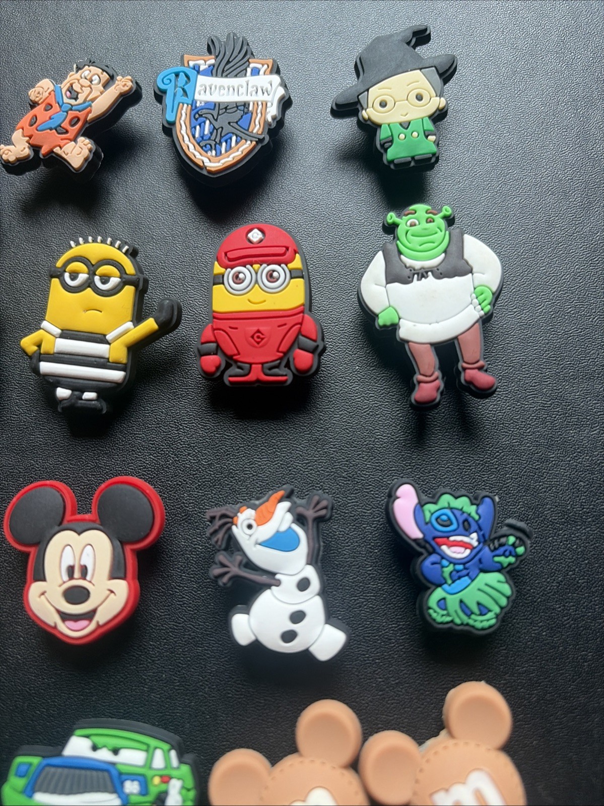 Lot of 24 Assorted Disney Universal Characters Croc Jibbitz Shoe Charms As Shown