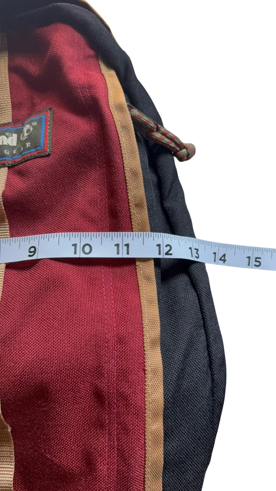 Vintage Timberland Weathergear Backpack – Red/Black/Tan