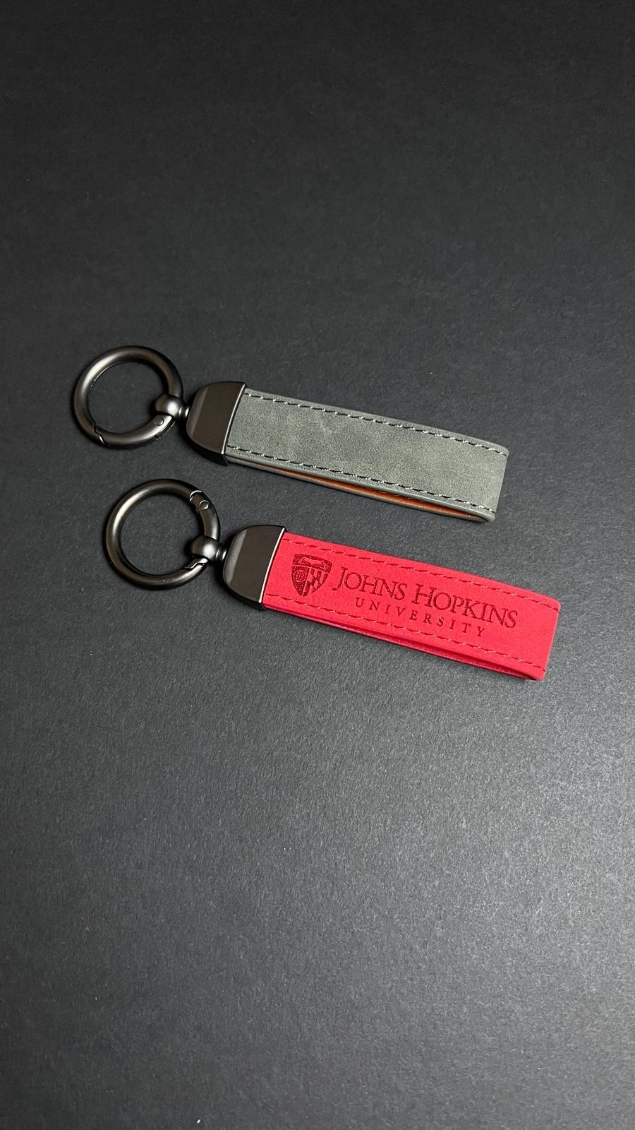 Personalized Leather Keychain Custom Name Logo Text Gift for Men and Women