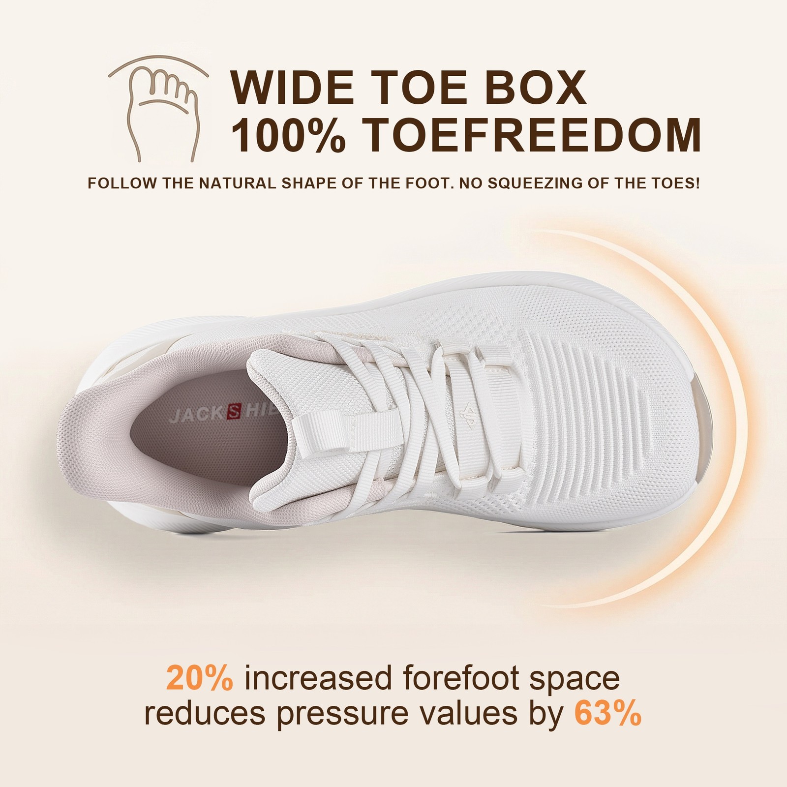 Women Wide Toe Shoes Arch Support Zero Drop Sole Tennis Walking Running Sneaker