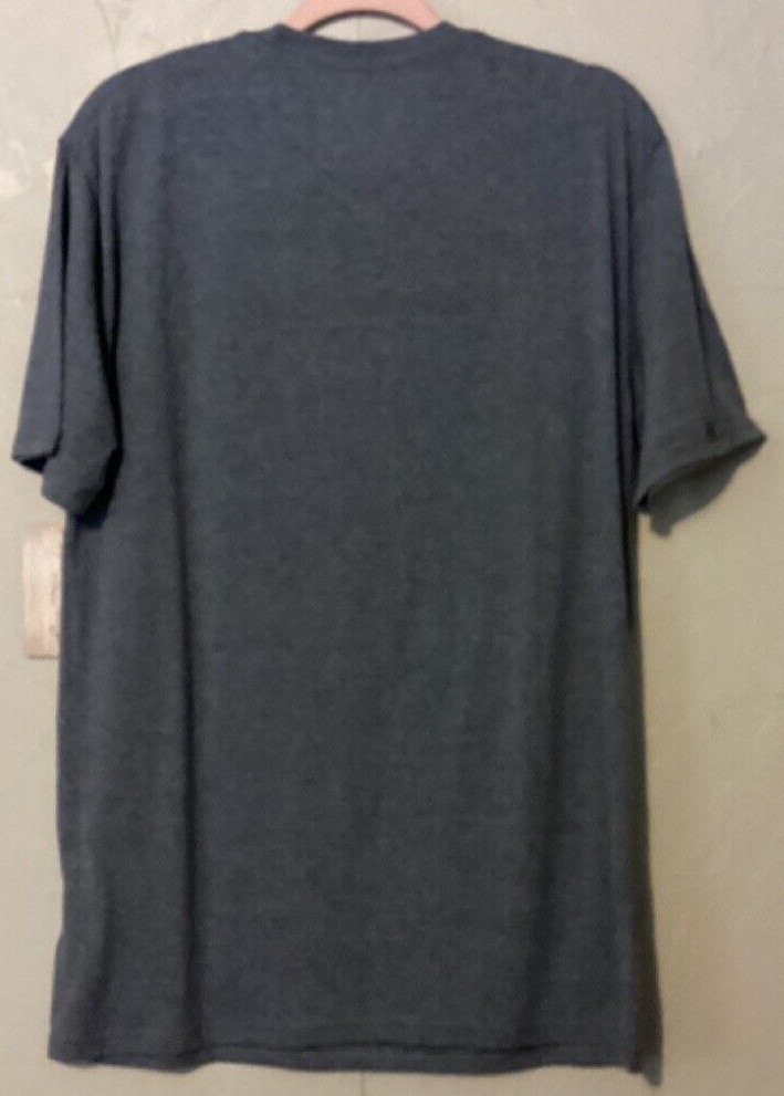 Mens Medium Crew Neck Short Sleeve Shirt ~Brand New W/Tags/Defects~ Blue Heather