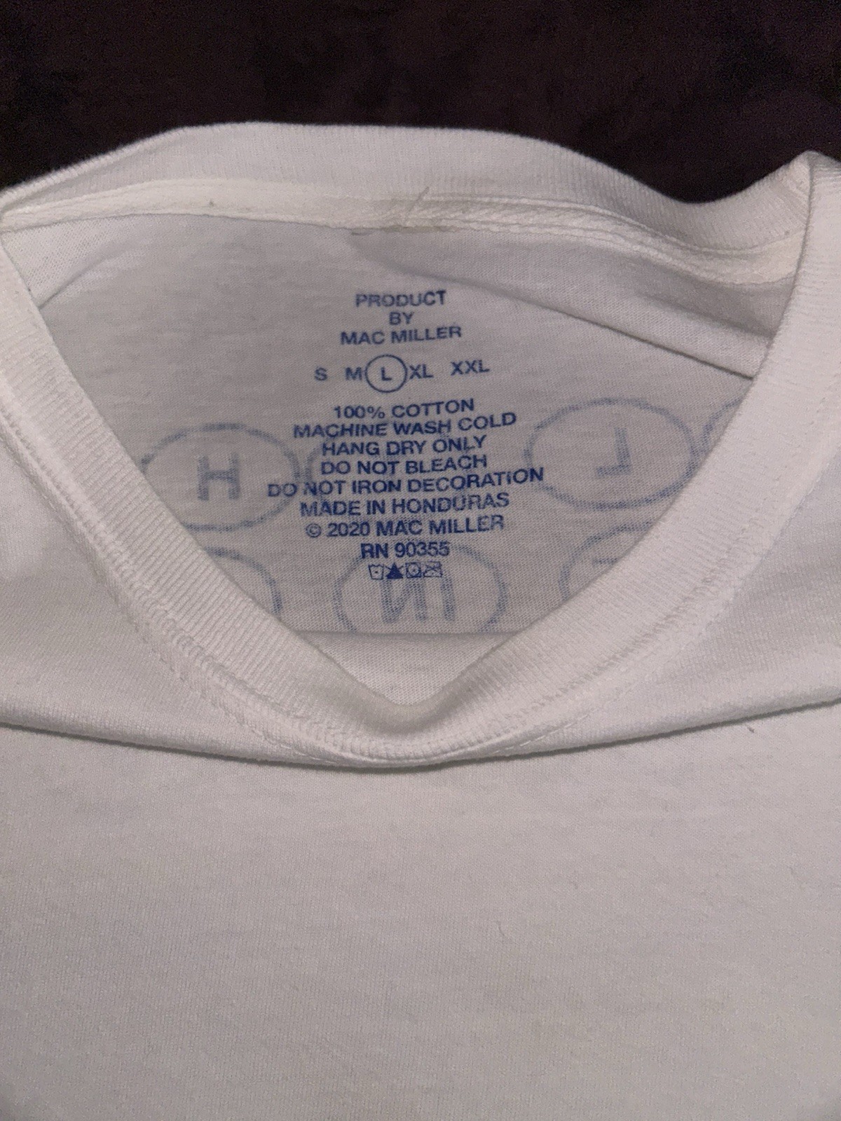 Official Mac Miller Swimming In Circles 2020 Album Promo Shirt-Excellent-L-Rare
