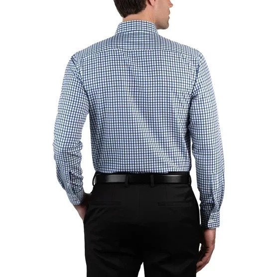 Nautica Men’s Performance Slim Fit Dress Shirt, Color: BLUE XL 17-17.5 32/33 NWT