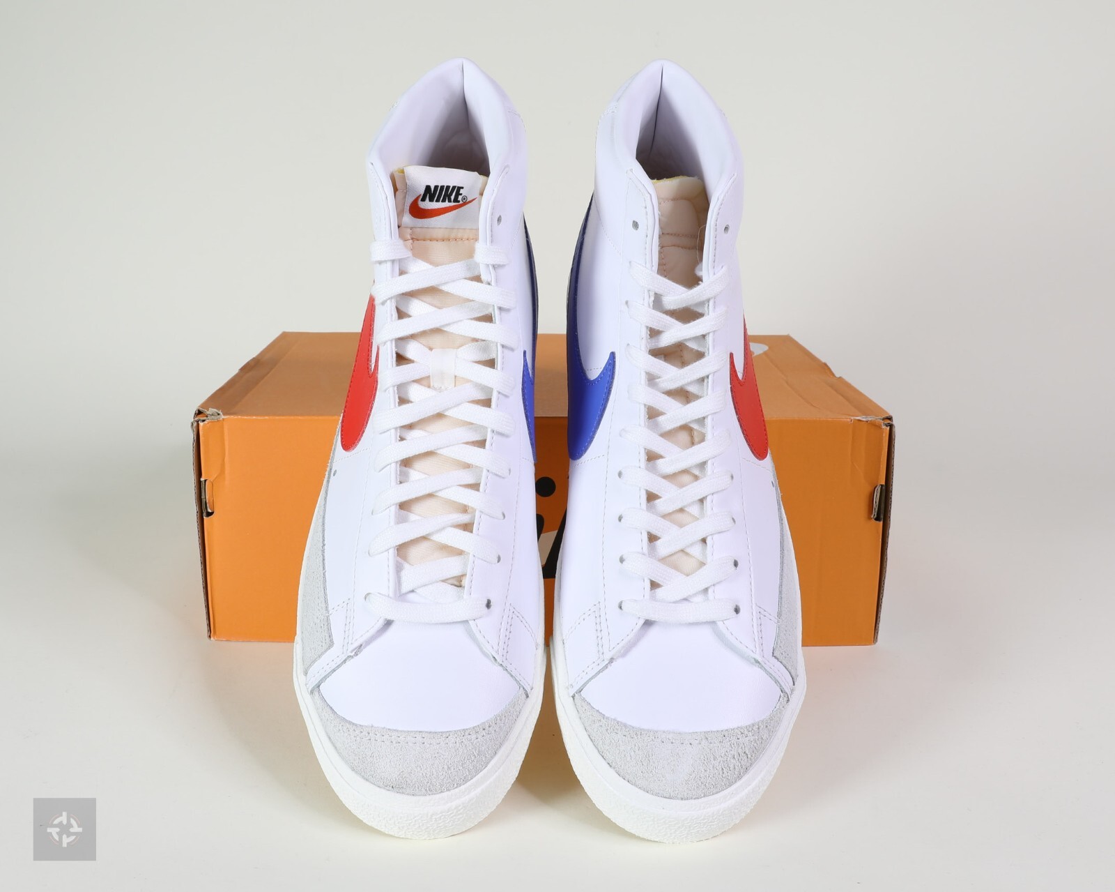 Nike Blazer Mid 77 Vintage White Red Blue Shoes Men’s Size 9-13 (BQ6806-117)
