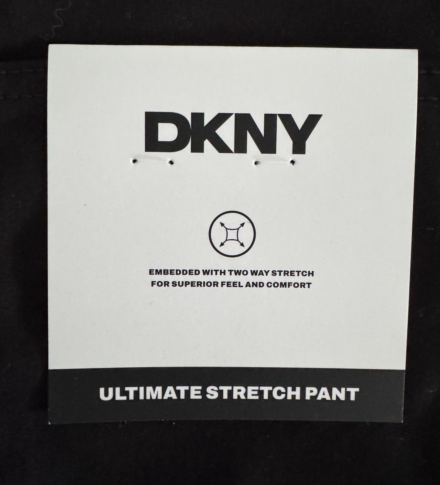 NWT DKNY Mens Ultimate Stretch Pants Stanton Slim Fit 32 33 34 36 38 Black O3