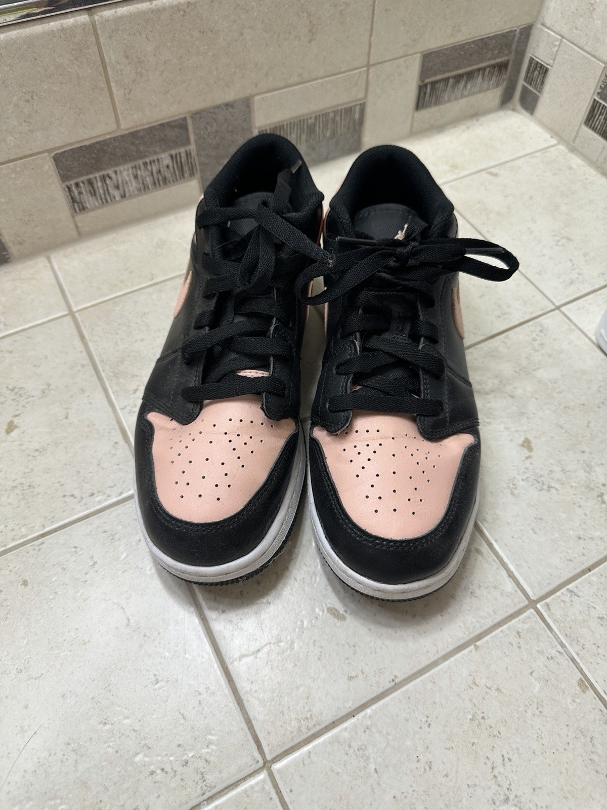 Jordan AirDunks Pink and Black US 7Y