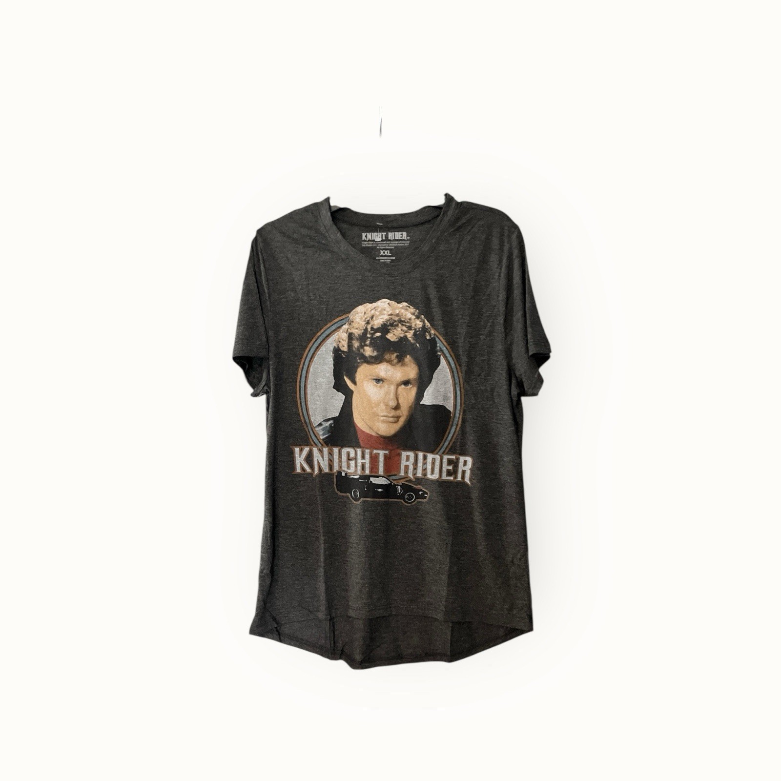 Knight Rider Kitt Womens T-Shirt Tunic Tee XXL 2XL David Hasselhoff