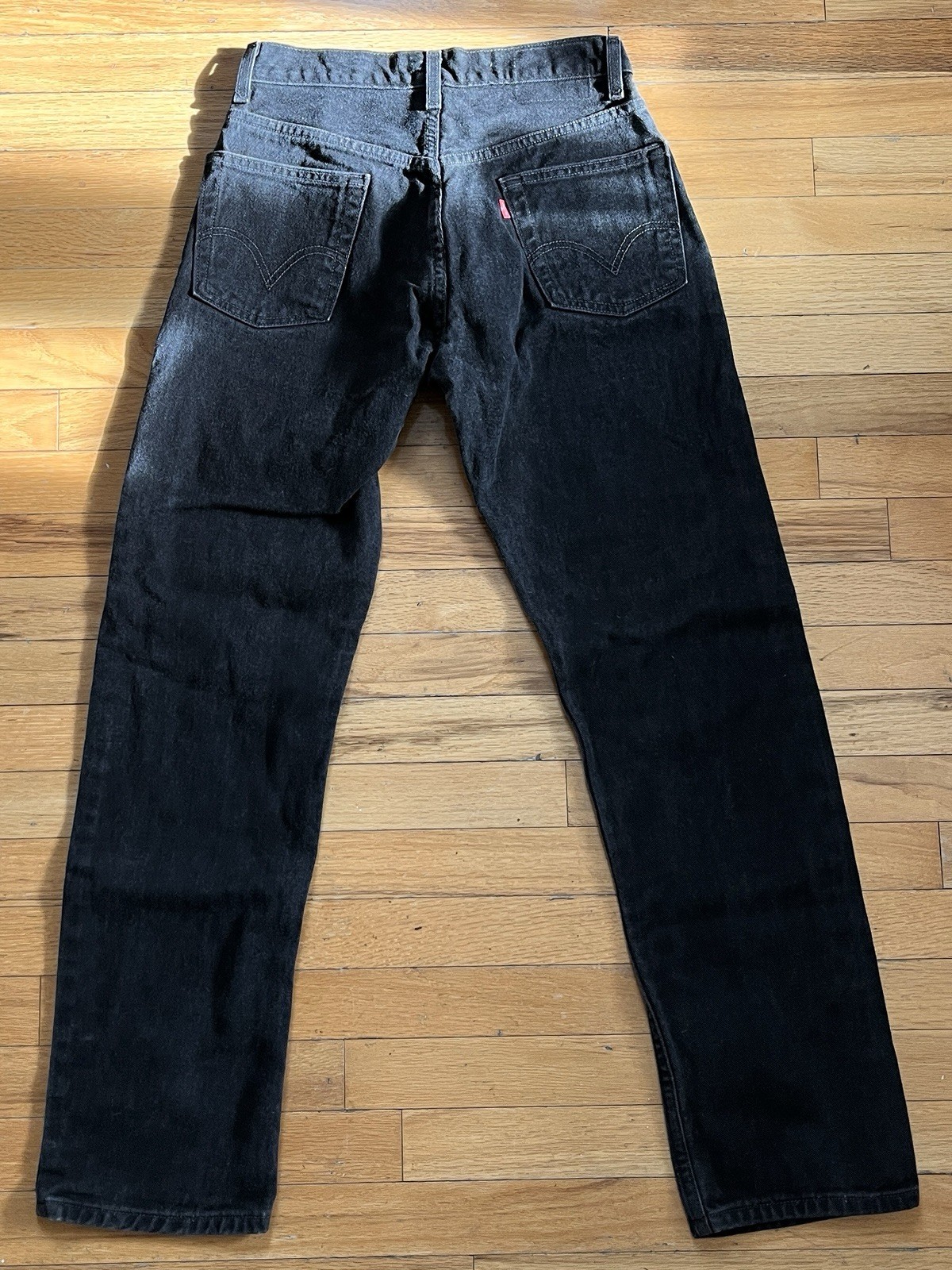 VTG Levis Jeans 505 Regular Fit Men’s 30×32 Black Denim Straight Leg Y2K 2003