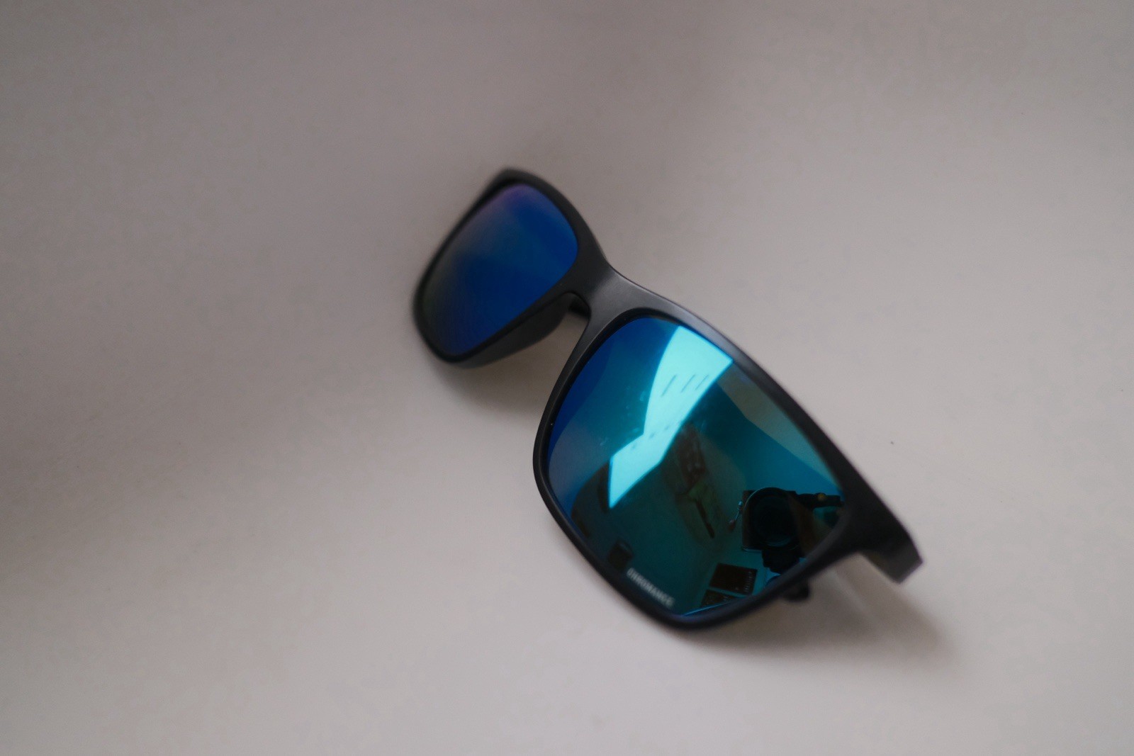 Ray-Ban RB4385 Chromance Polarized Blue Mirror Sunglasses Matte Black 58-18