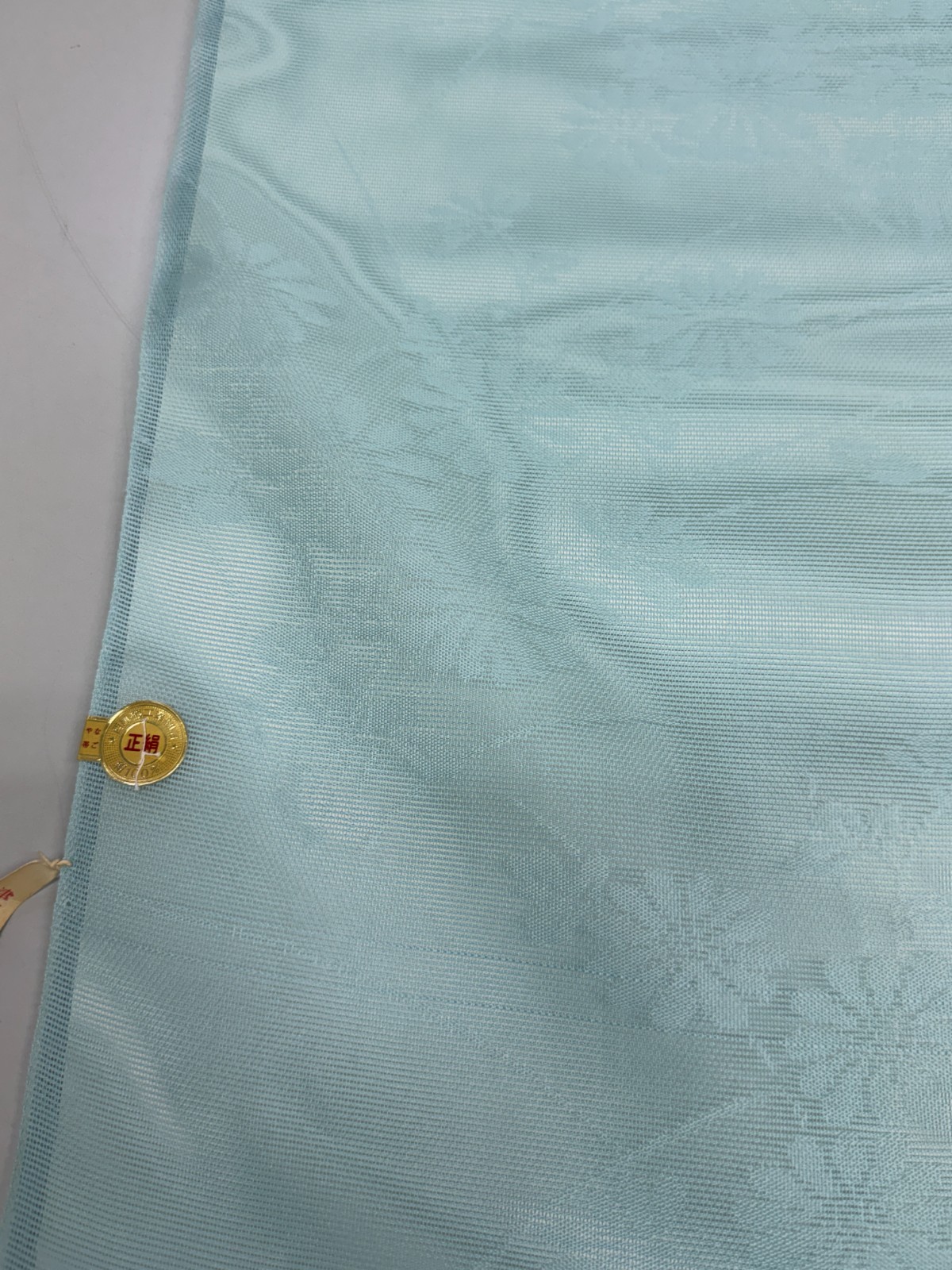 Japanese Vintage Kimono Fabric cloth Boro silk Blue tradition 35.4×13.7 in