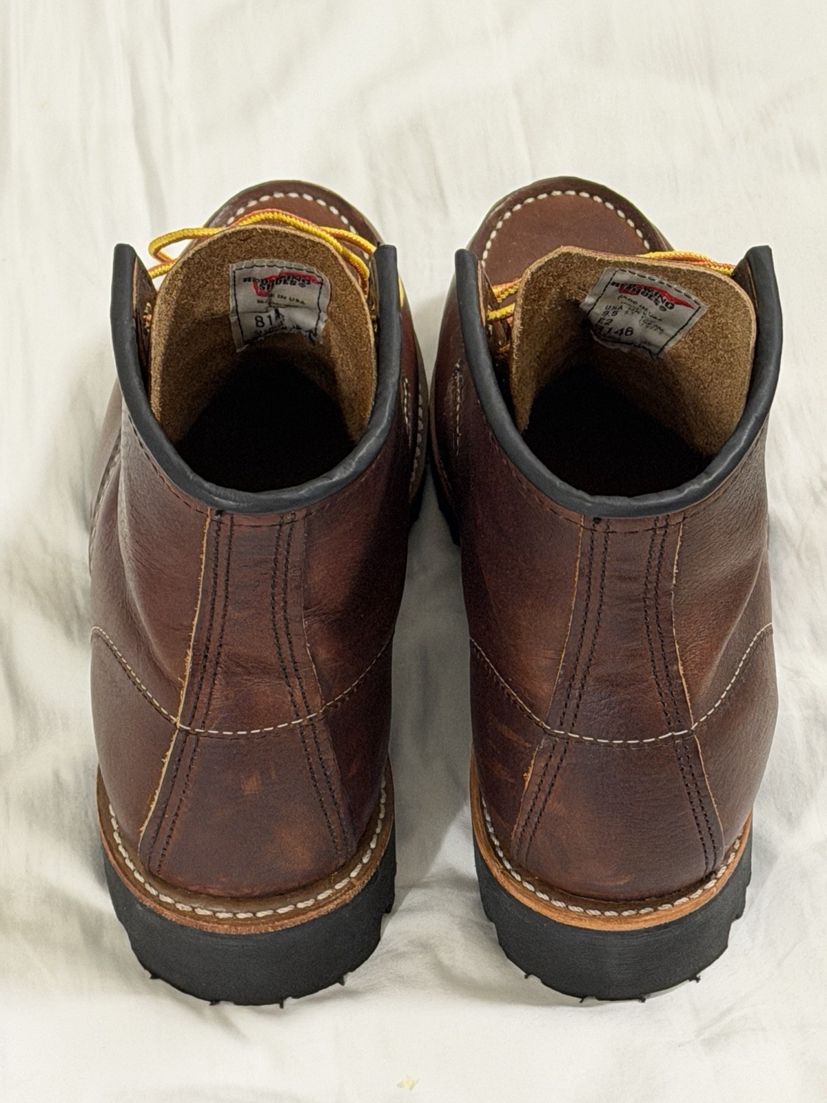 Red Wing 8146 Heritage Roughneck Briar Brown Leather Moc Toe