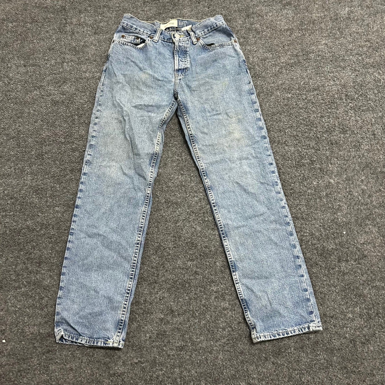Gap Jeans Womens Size 26 Blue Low Rise Straight Leg Light Wash Denim Casual