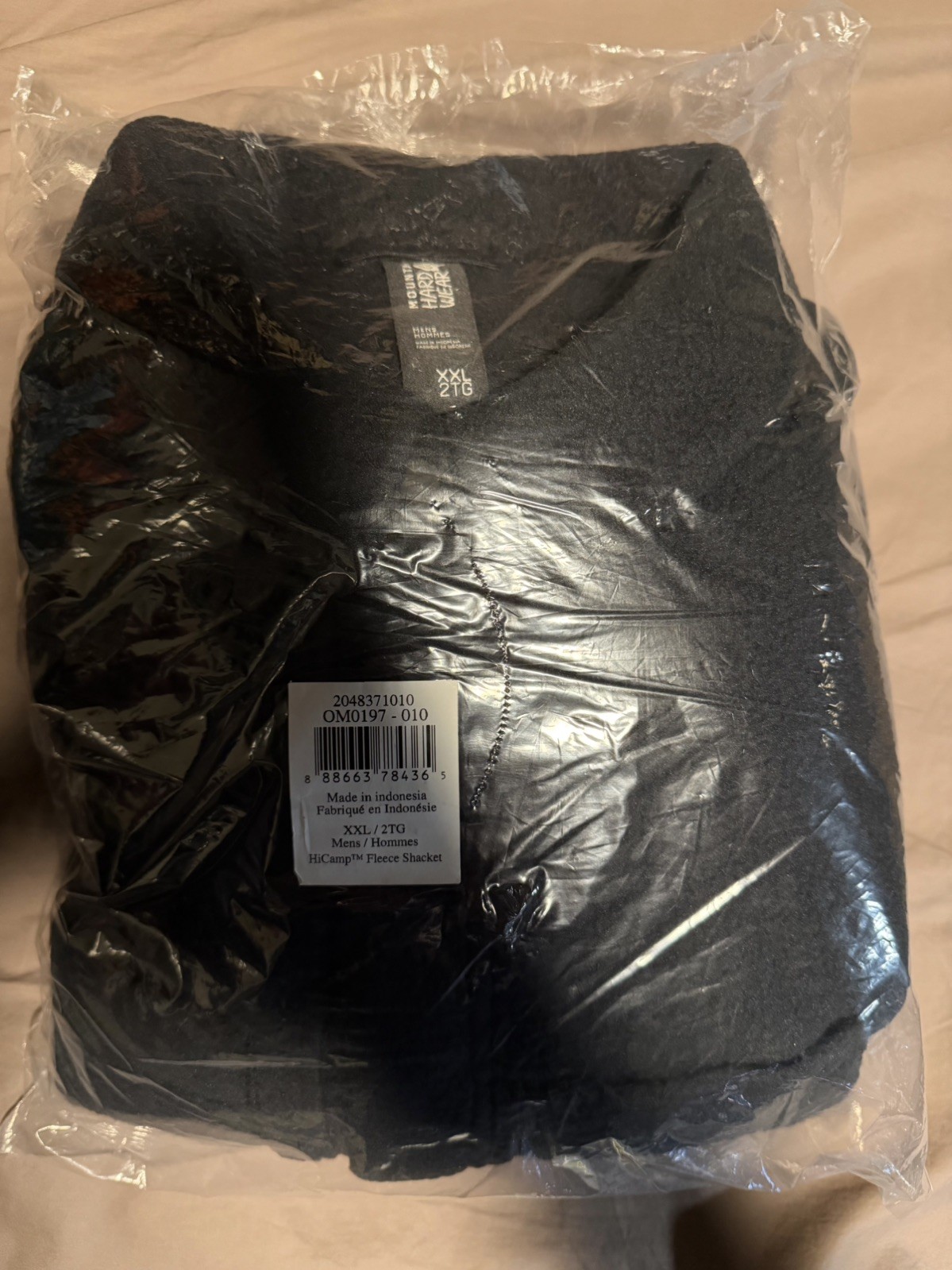 Mountain Hardwear HiCamp Fleece Shacket XXL Men’s Black
