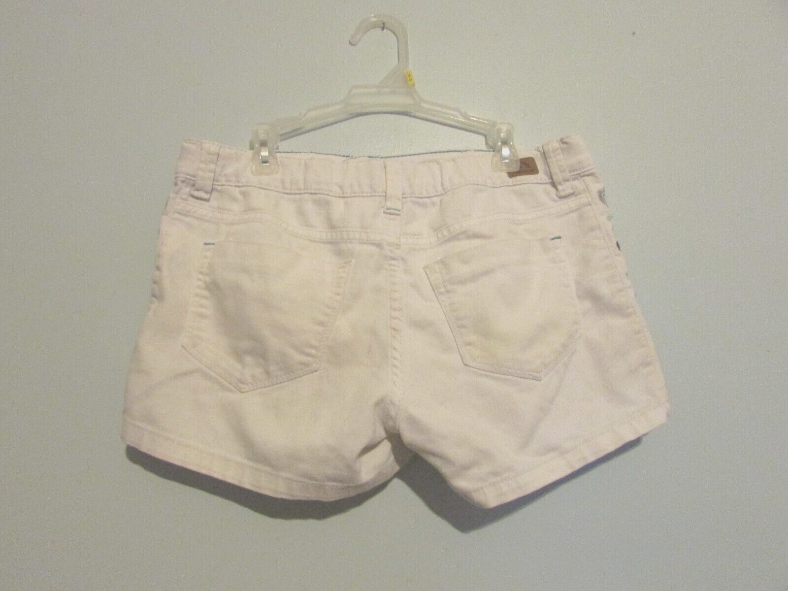 Jordache Girls White Denim Shorts Size 16 Adjustable Waist GUC!!