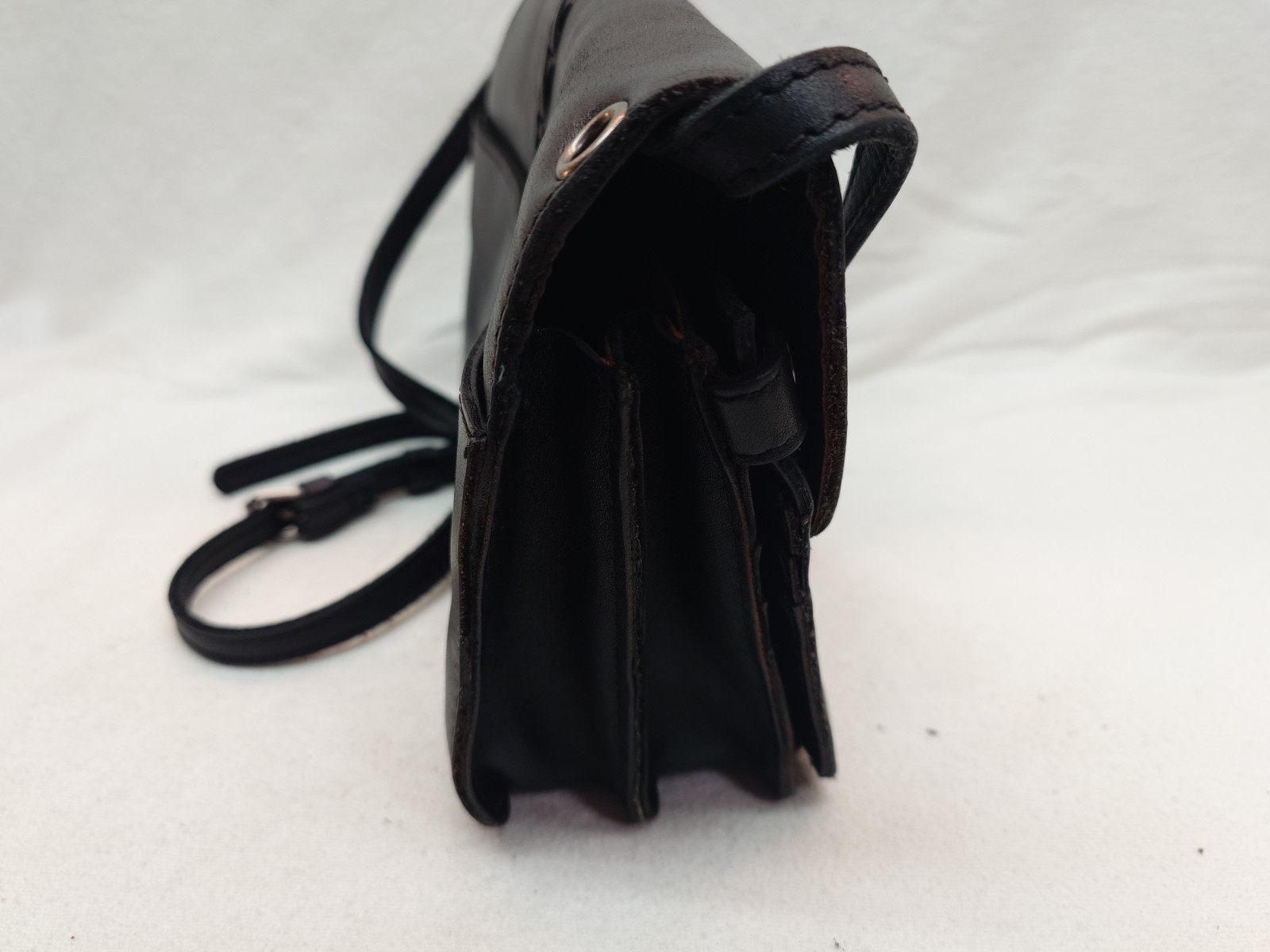 Patricia Nash Bianco Crossbody Organizer Black Zipper High Capacity