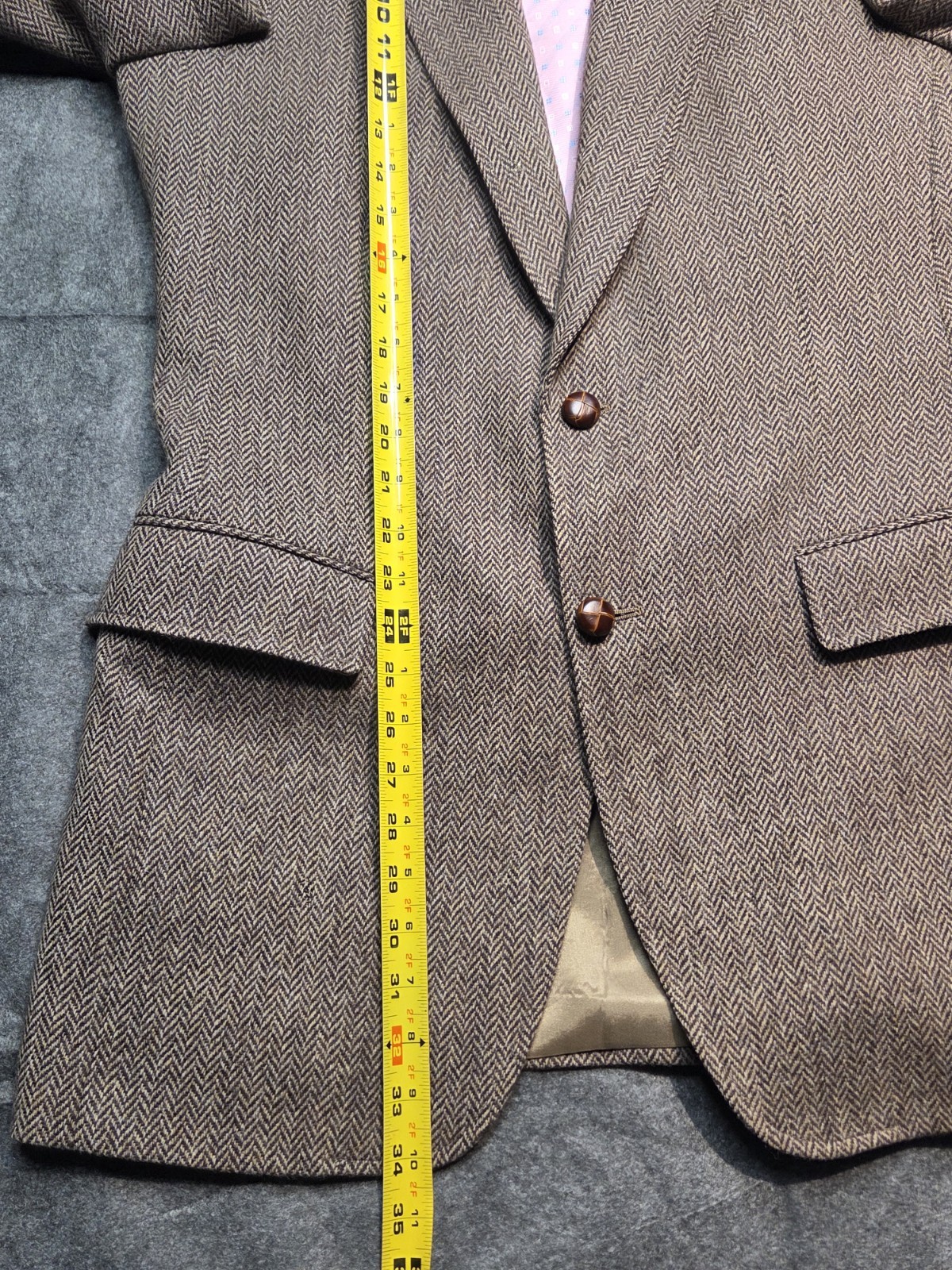 Harwick By Kingsport Blazer Jacket Men 40 Tweed Wool Inner Pockets Lined Canada