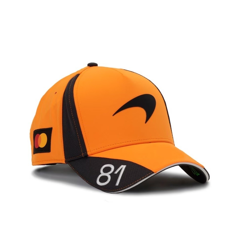 McLaren Professional Racing No.81 Adjustable Curved Brim Casual Baseball Hat Cap