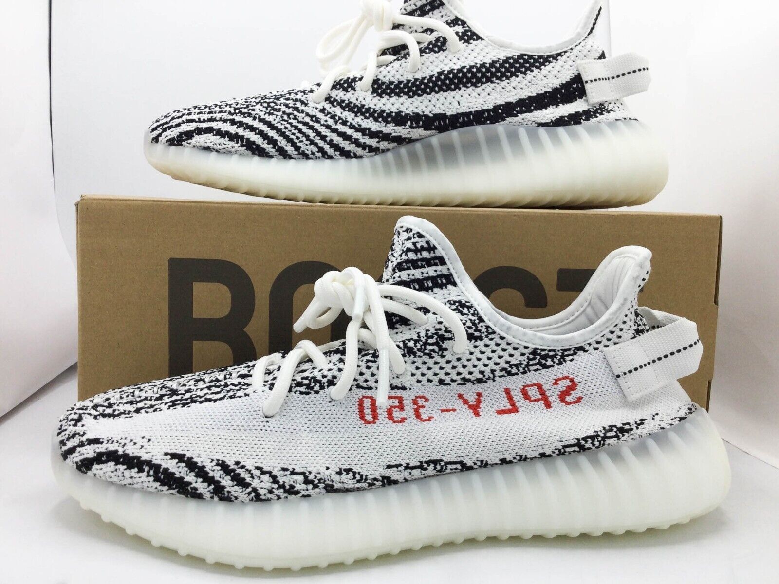 Adidas Yeezy Boost 350 V2 ZEBRA White Core Black Red CP9654 Size 4 – 11 NEW