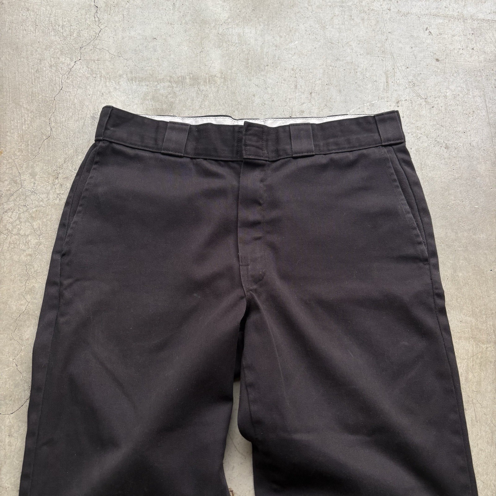 Dickies 874BK Men’s Workwear Pants 34×30 Black Cotton Blend Twill