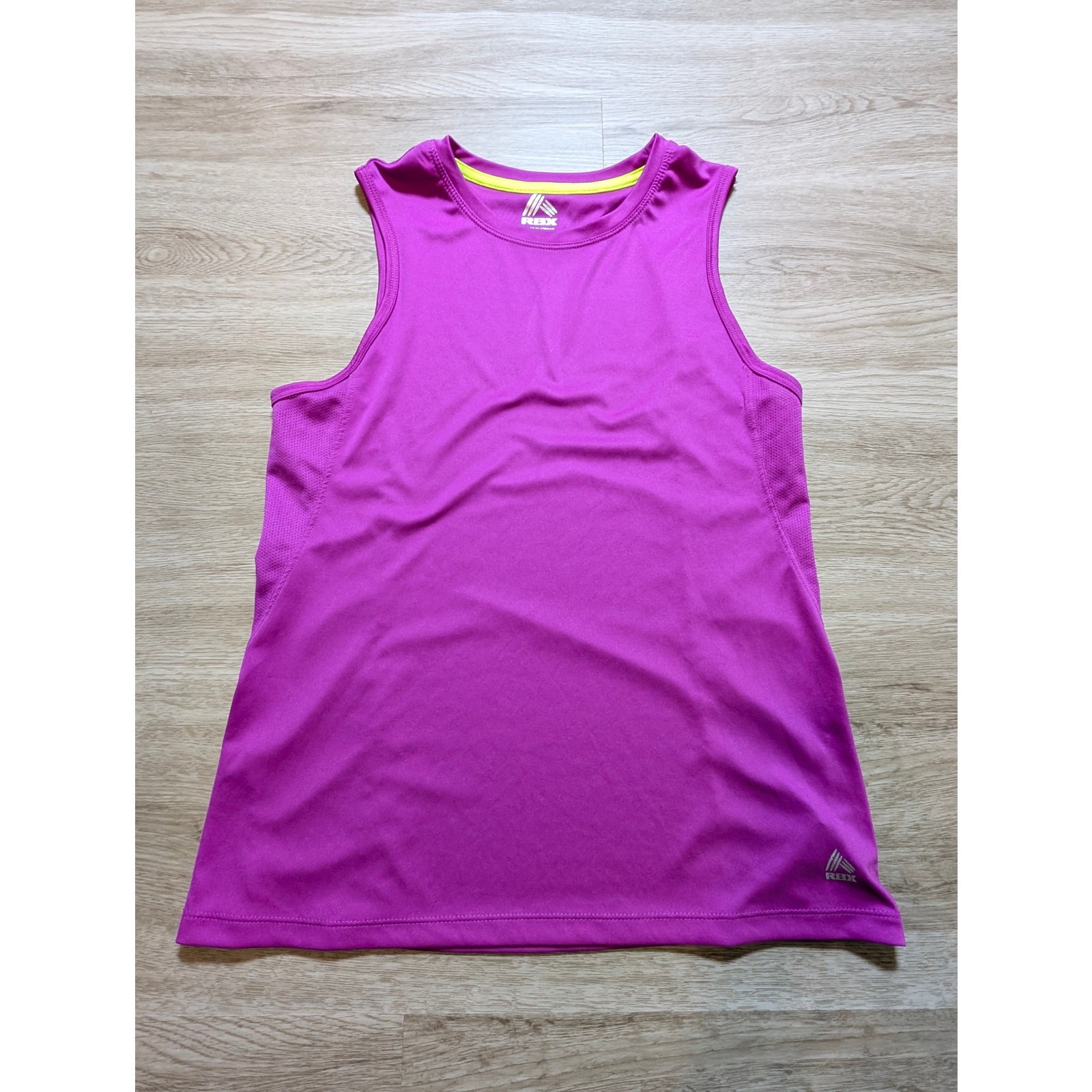RBX Active Tank Top Womens Large L Purple Magenta Mesh Side Sleeveless