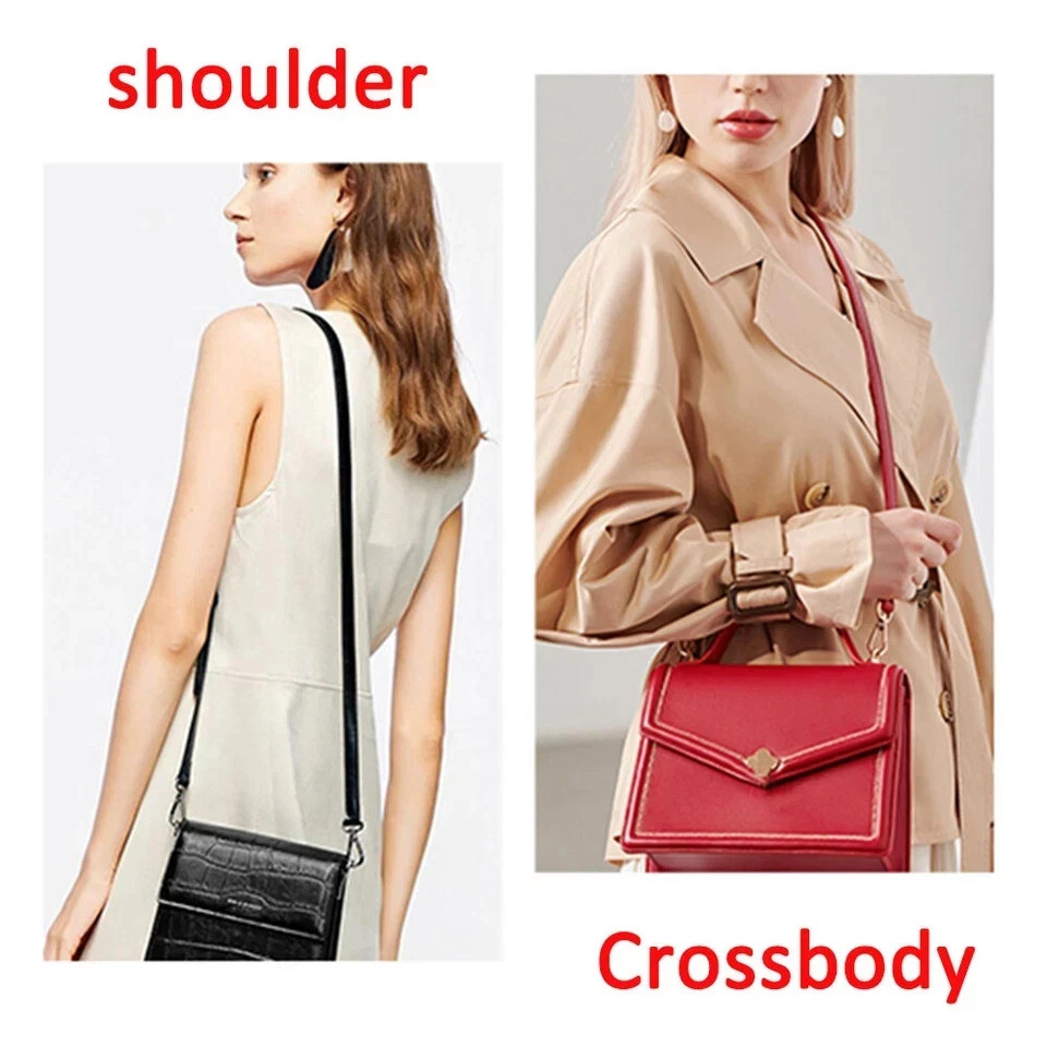 Leather Shoulder Bag Belt Strap Crossbody Replacement Handbag Handle Adjustable