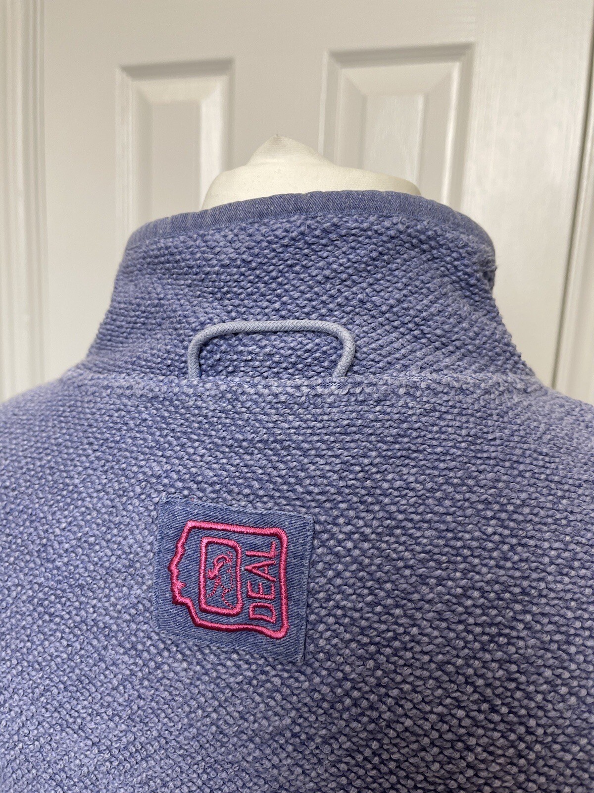 DEAL Womens Size Medium Lilac Purple Pullover Jumper 100% Cotton
