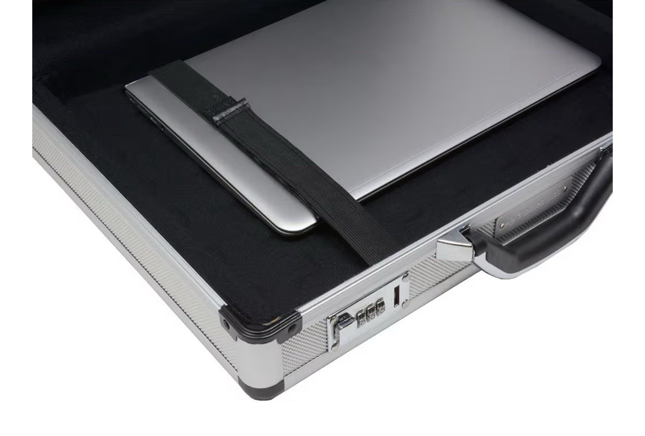 Executive Aluminum Briefcase Padded Laptop Briefcase For Men Hard Shell Attache