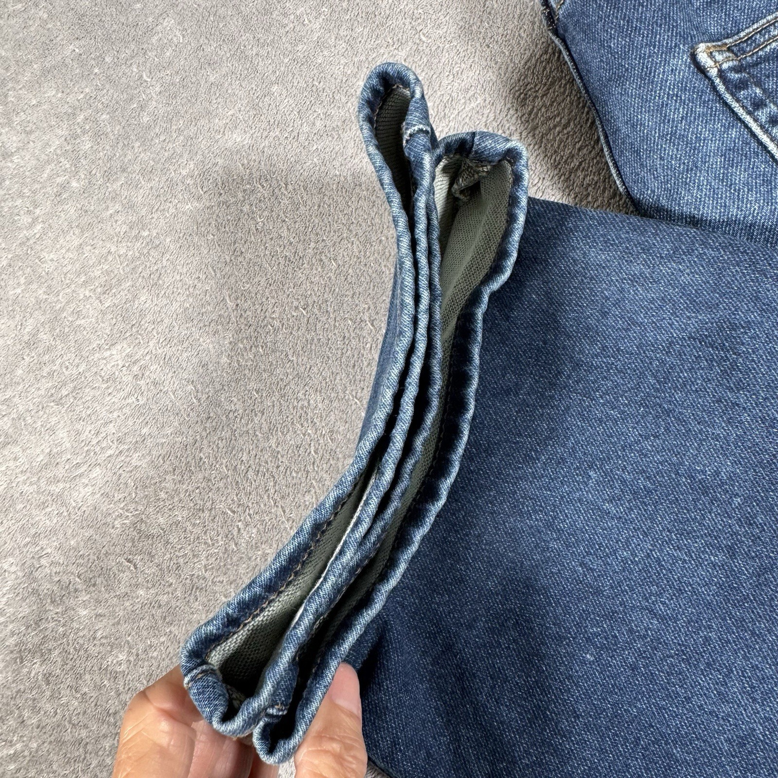 32 Degrees Cool Sweatpant Jeans Mens 40×32 Dark Wash Denim Straight Stretch