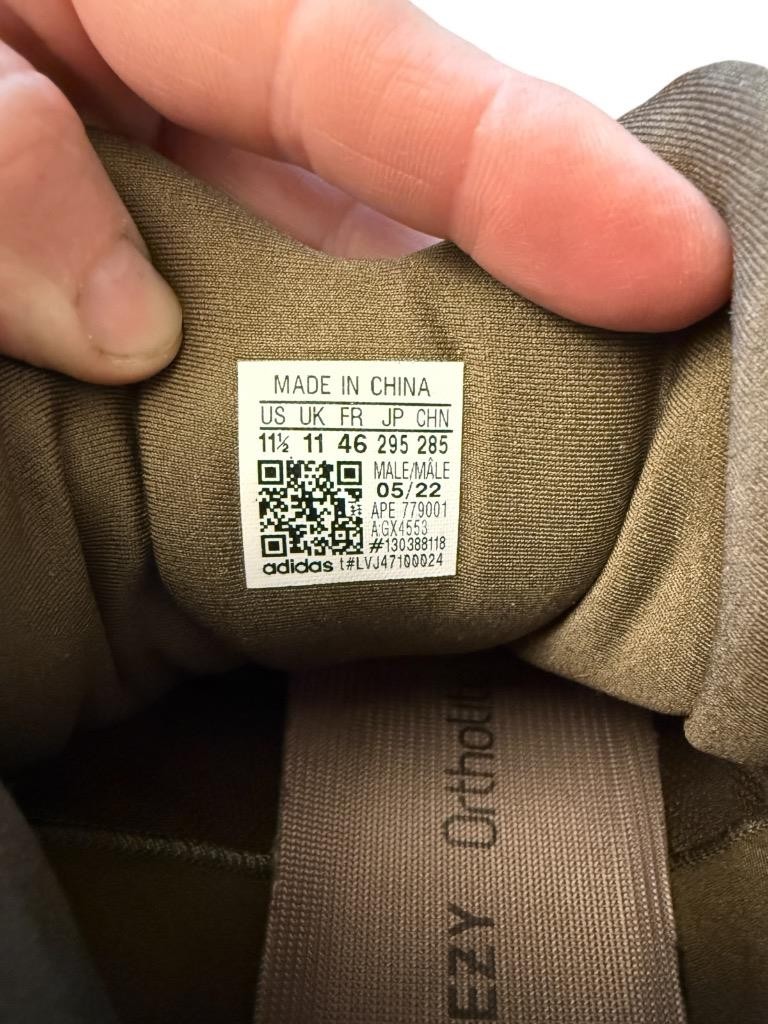 Adidas Yeezy 500 High Taupe Black GX4553 Men size 11.5 EUC